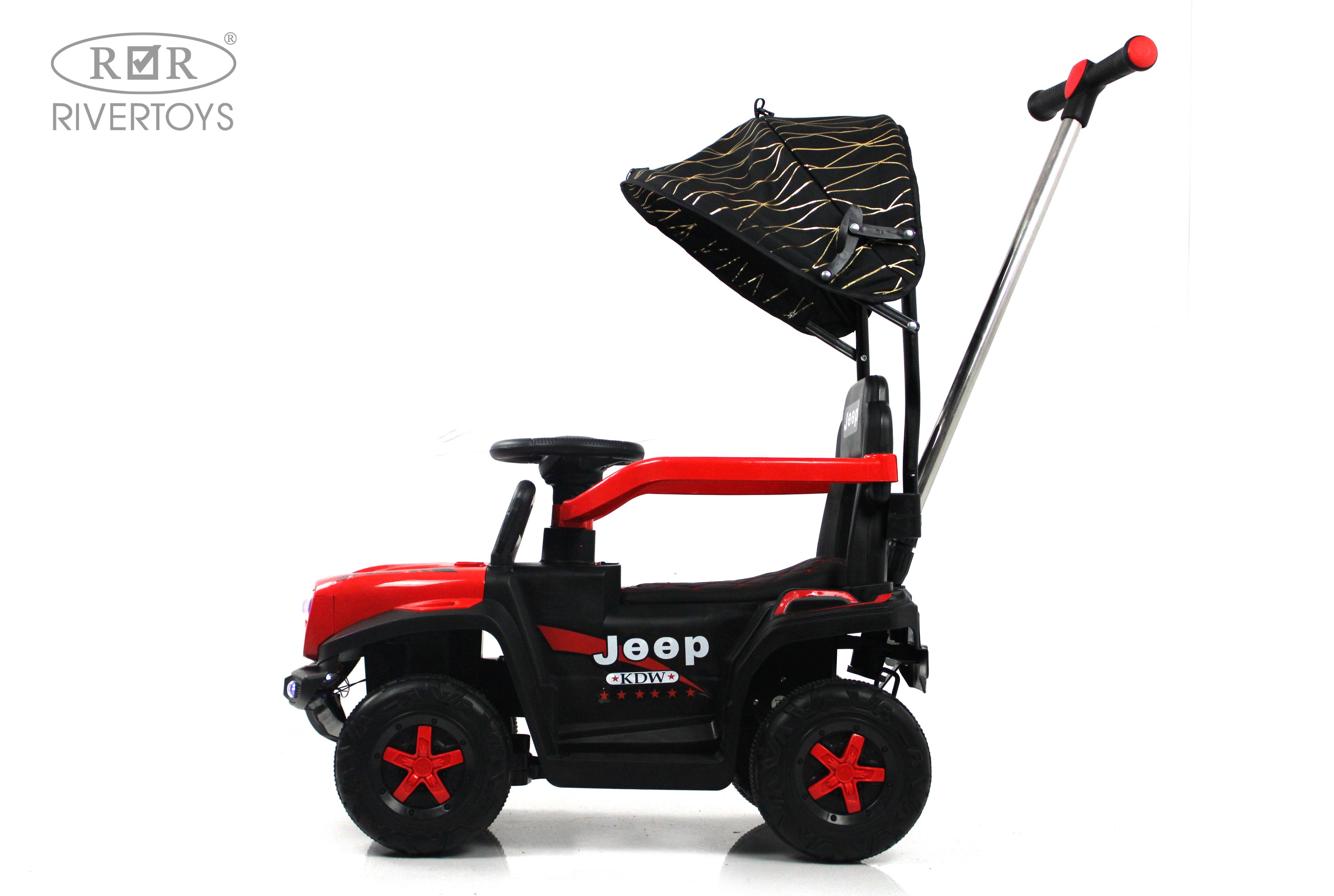 Электромобиль RIVERTOYS G003GG-RED С пультом ДУ - фото 4