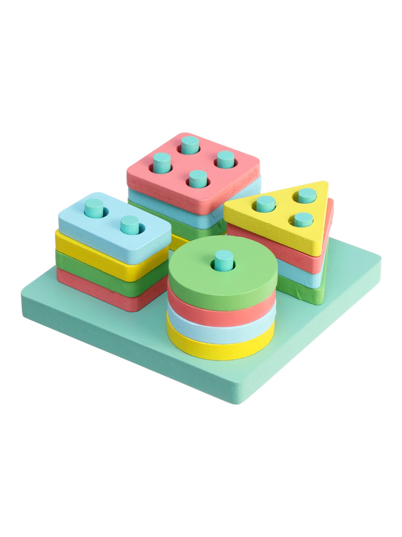 Игрушка Лесная мастерская пирамидка - фото 18