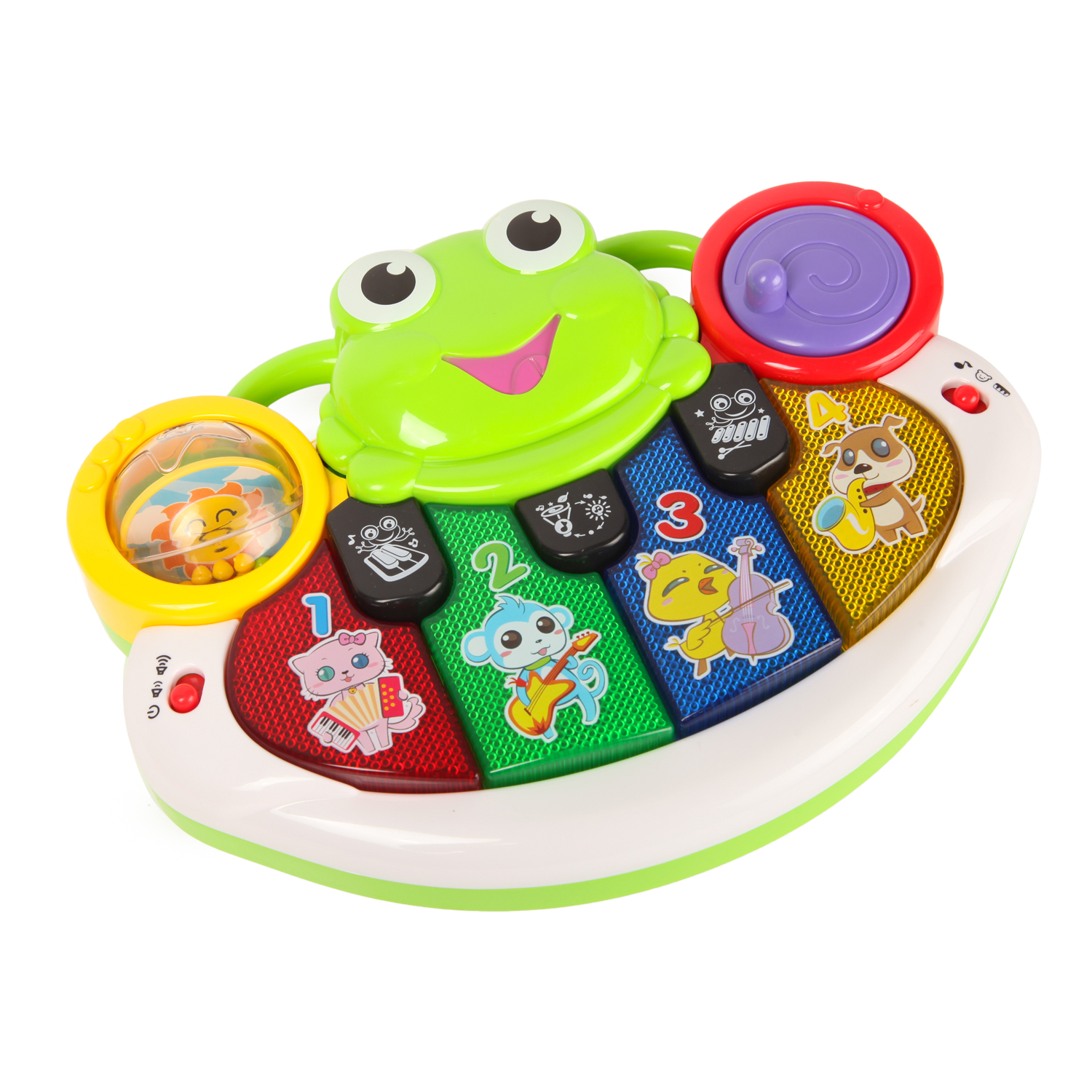 Игрушка музыкальная BabyGo Лягушка пианино - фото 7