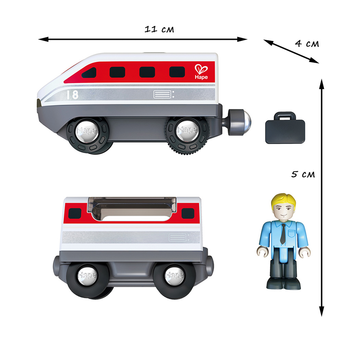 Набор железнодорожный Hape E3774_HP - фото 3