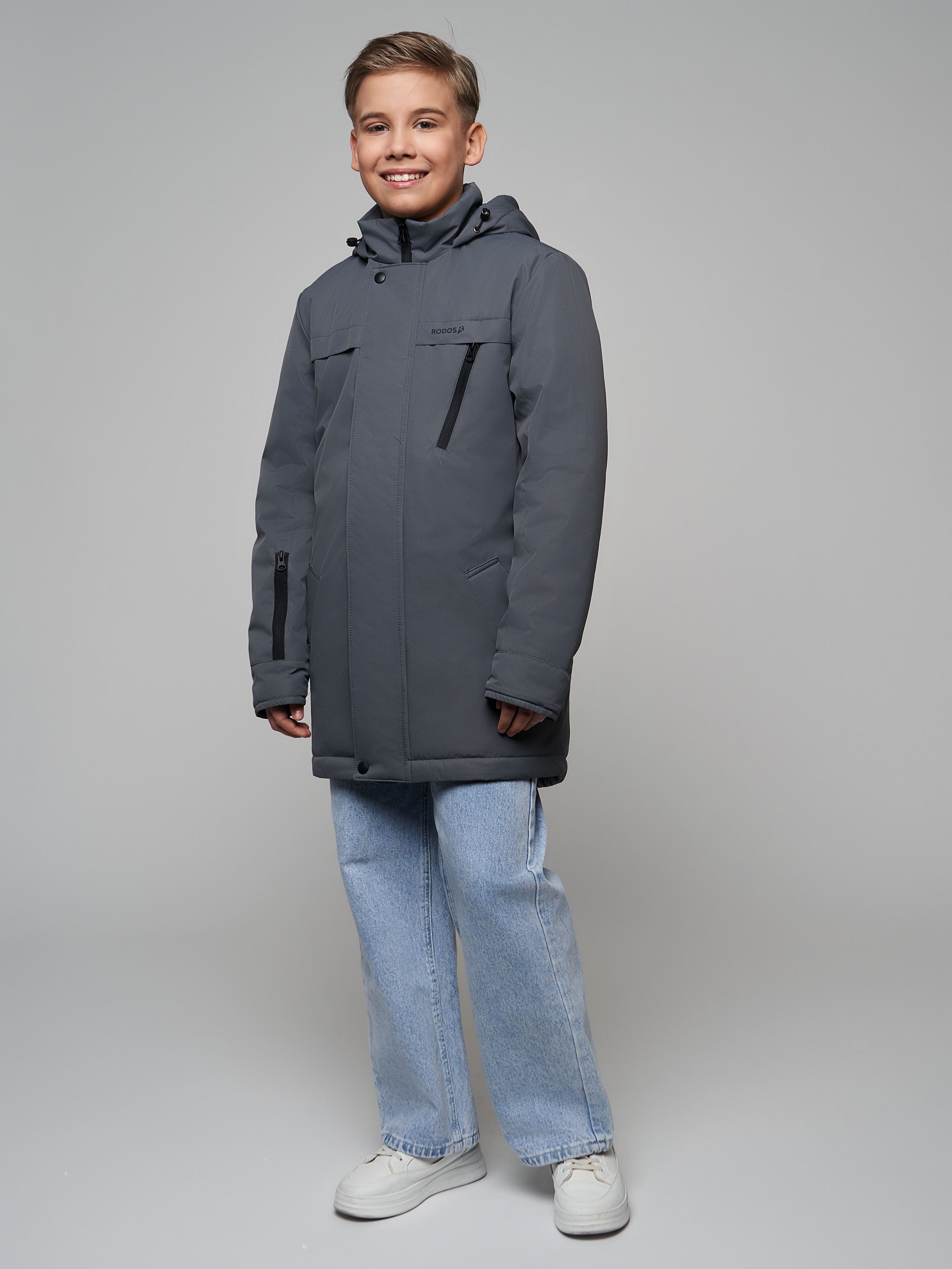 Парка RODOS М-305/серый - фото 19