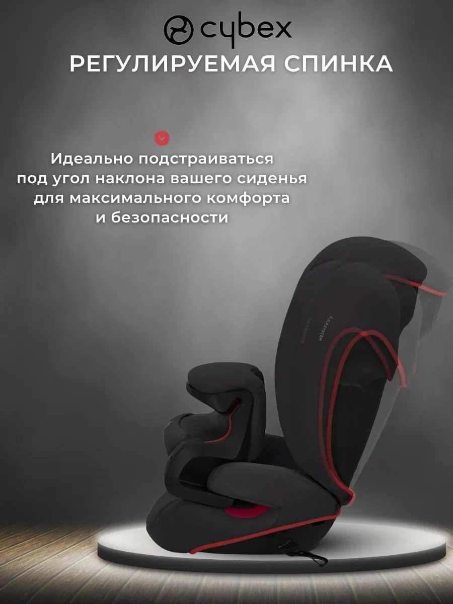 Автокресло Cybex Pallas B-Fix 1/2/3 (9-36 кг) черный - фото 6