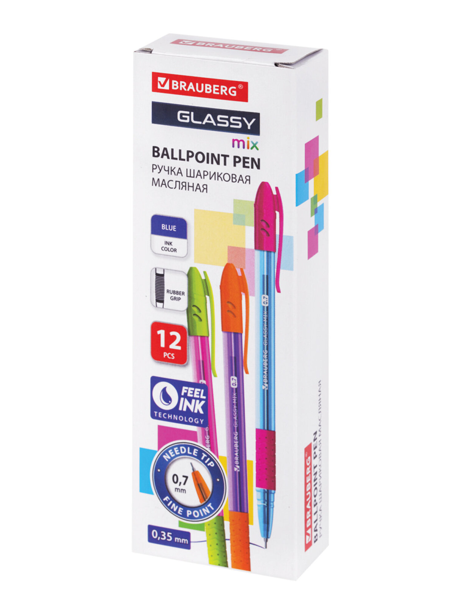 Ручка шариковая Brauberg 12 шт. - фото 14
