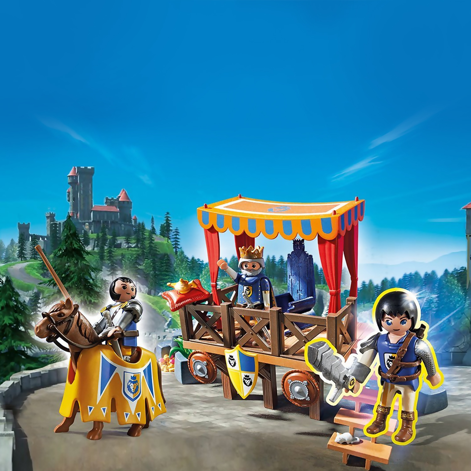 Конструктор Playmobil Супер4 Королевская трибуна - фото 6