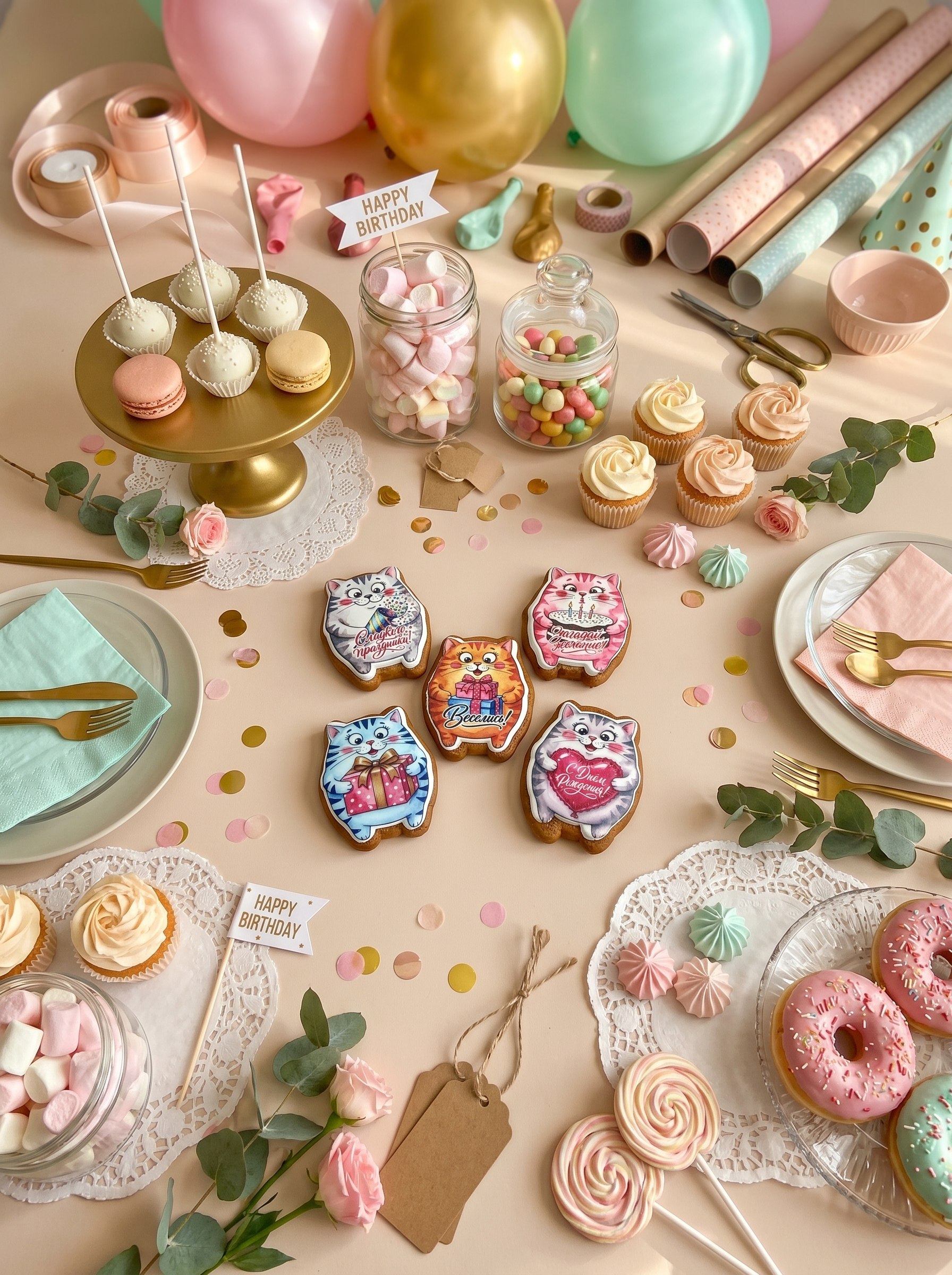 Имбирные пряники Art Sweets Украшение на торт - фото 3