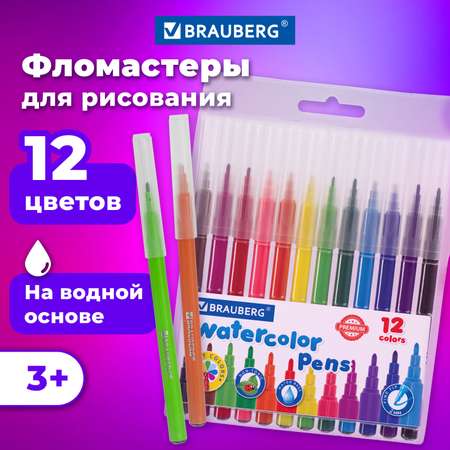 Фломастеры Brauberg 12 цв.