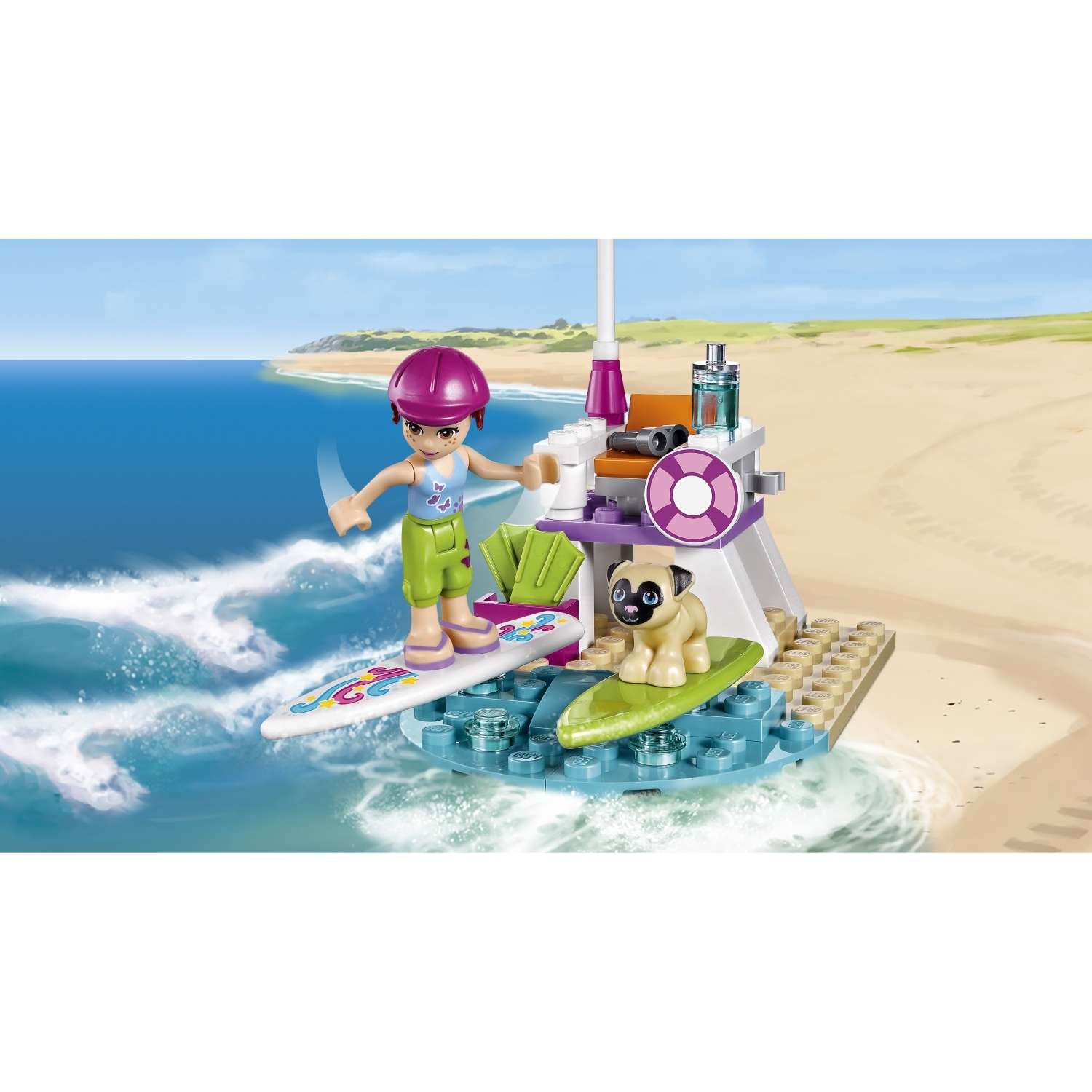 Конструктор LEGO Friends Пляжный скутер Мии блочный - фото 6