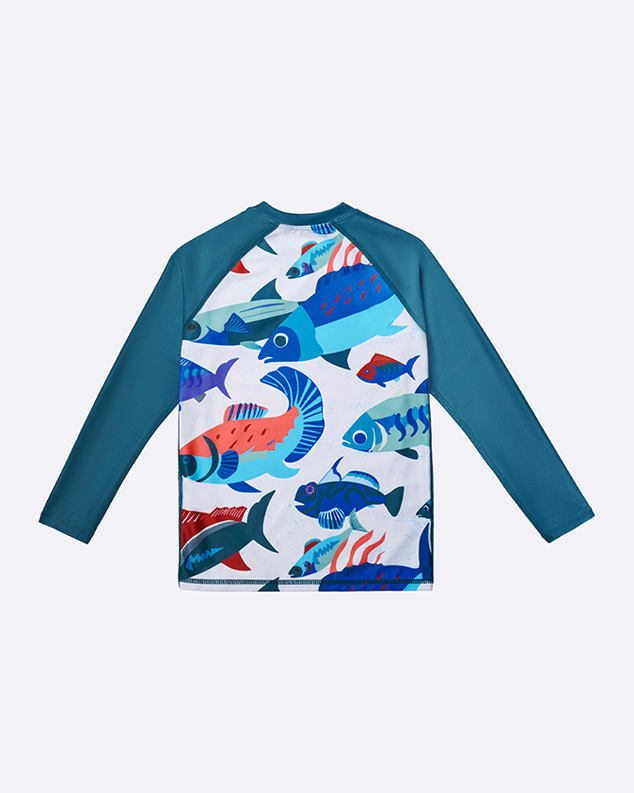 Купальный лонгслив Lassie с УФ-защитой 72204404-8890 - фото 3