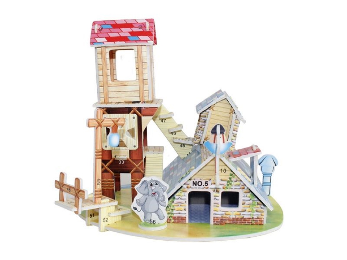 Пазл ZILIPOO Домик животных мягкий - фото 2