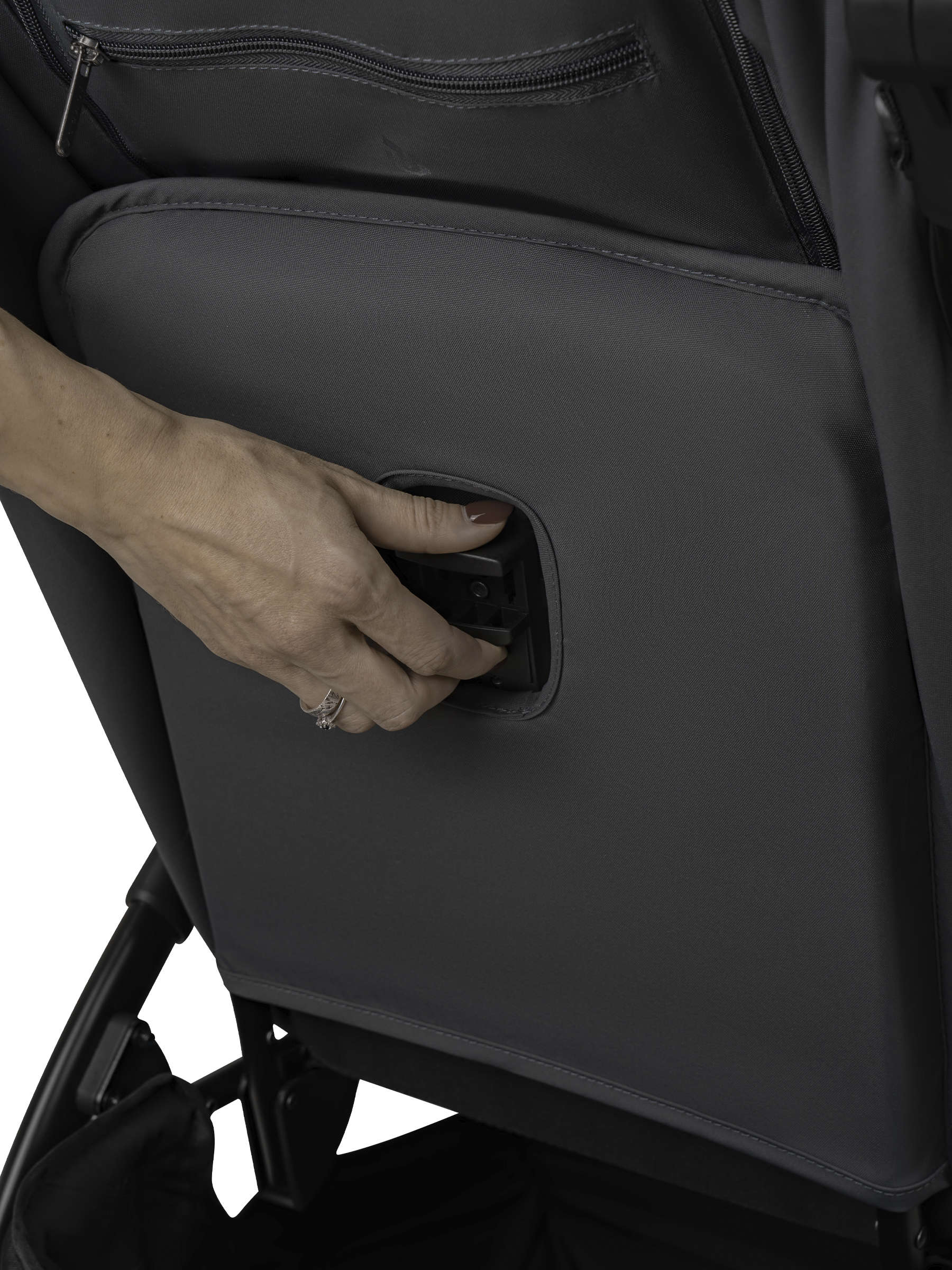 Коляска прогулочная JOVOLA Selena SL, бежевый-серый - фото 22