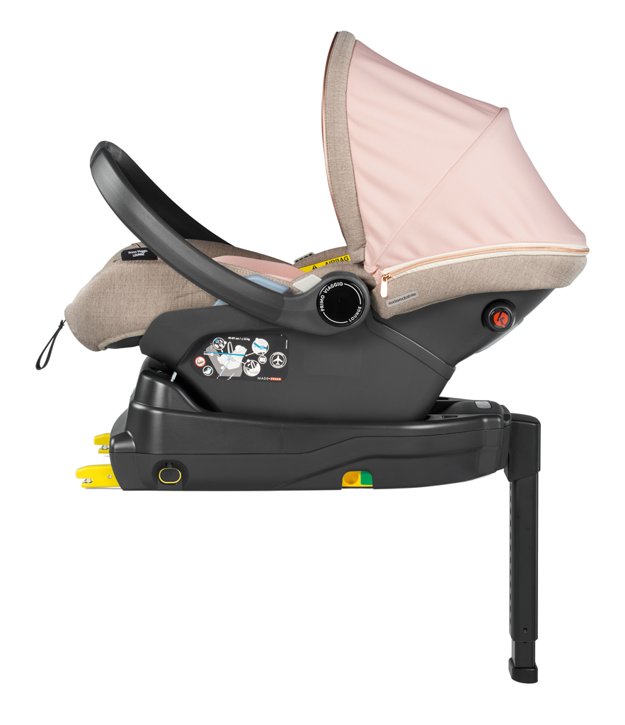 Автокресло Peg-Perego Lounge 0 (0 -13 кг) розовый - фото 8
