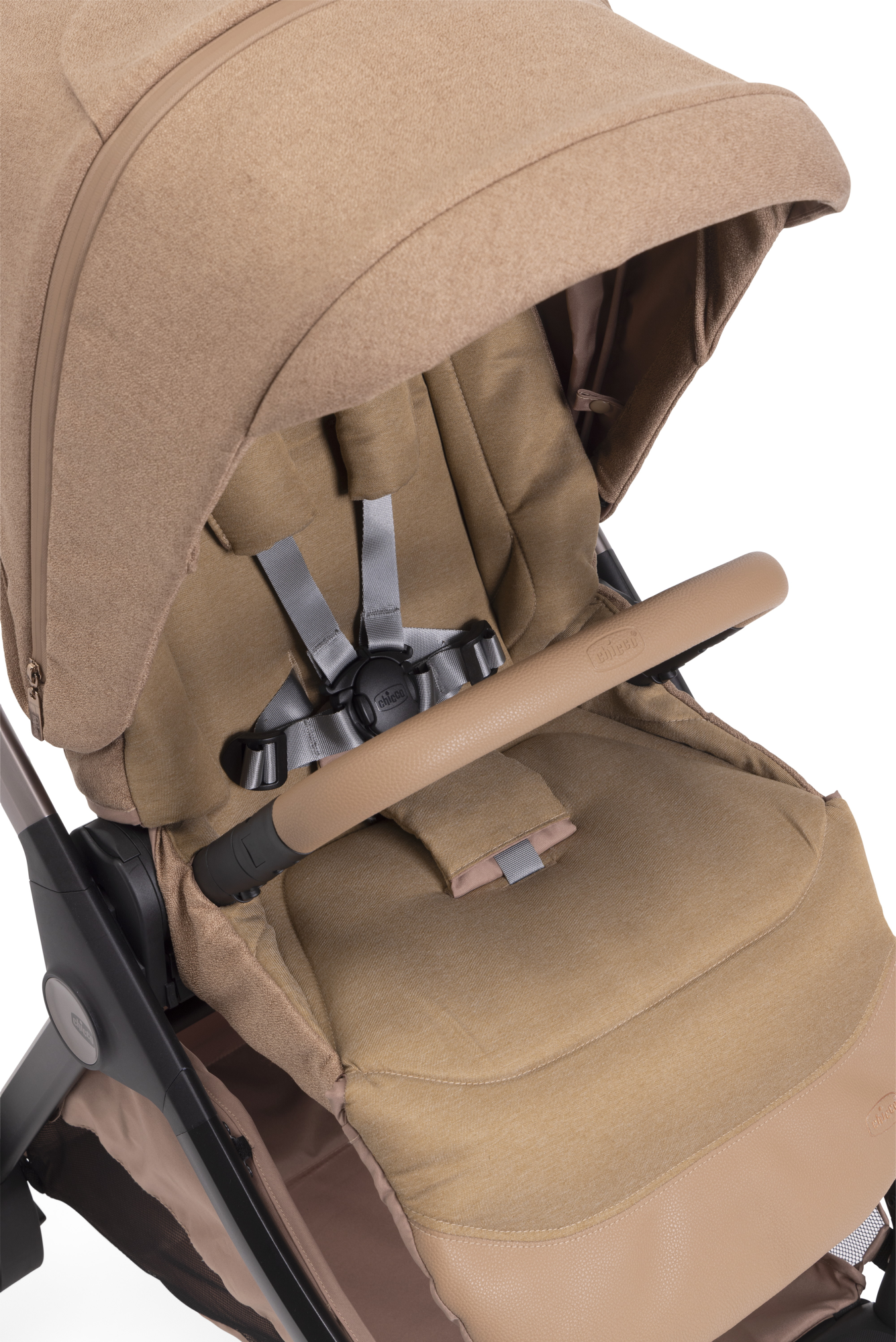 Коляска прогулочная Chicco коричневый - фото 18