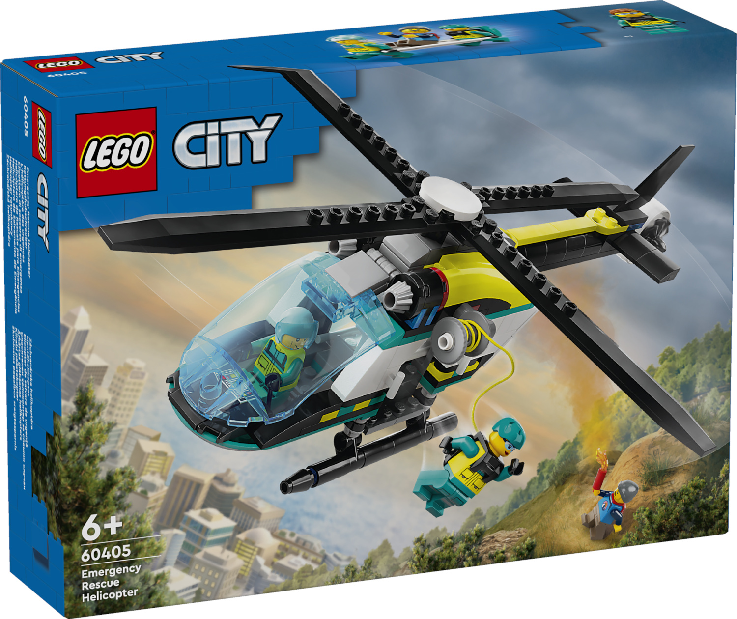 Конструктор LEGO City Аварийно-спасательный вертолет - фото 4