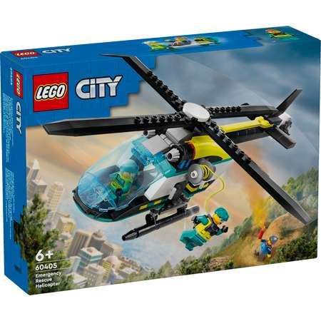Конструктор LEGO City Аварийно-спасательный вертолет блочный