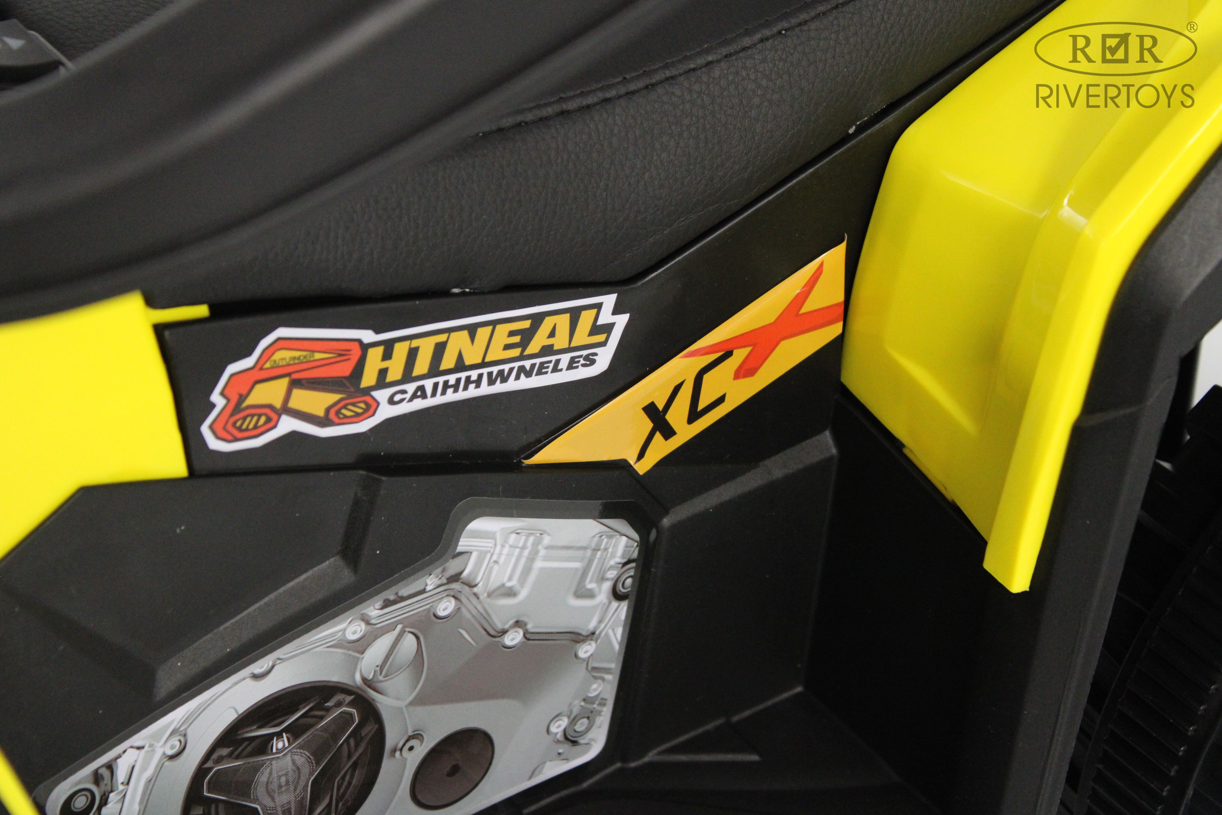 Электромобиль RIVERTOYS F003FF Yellow - фото 8