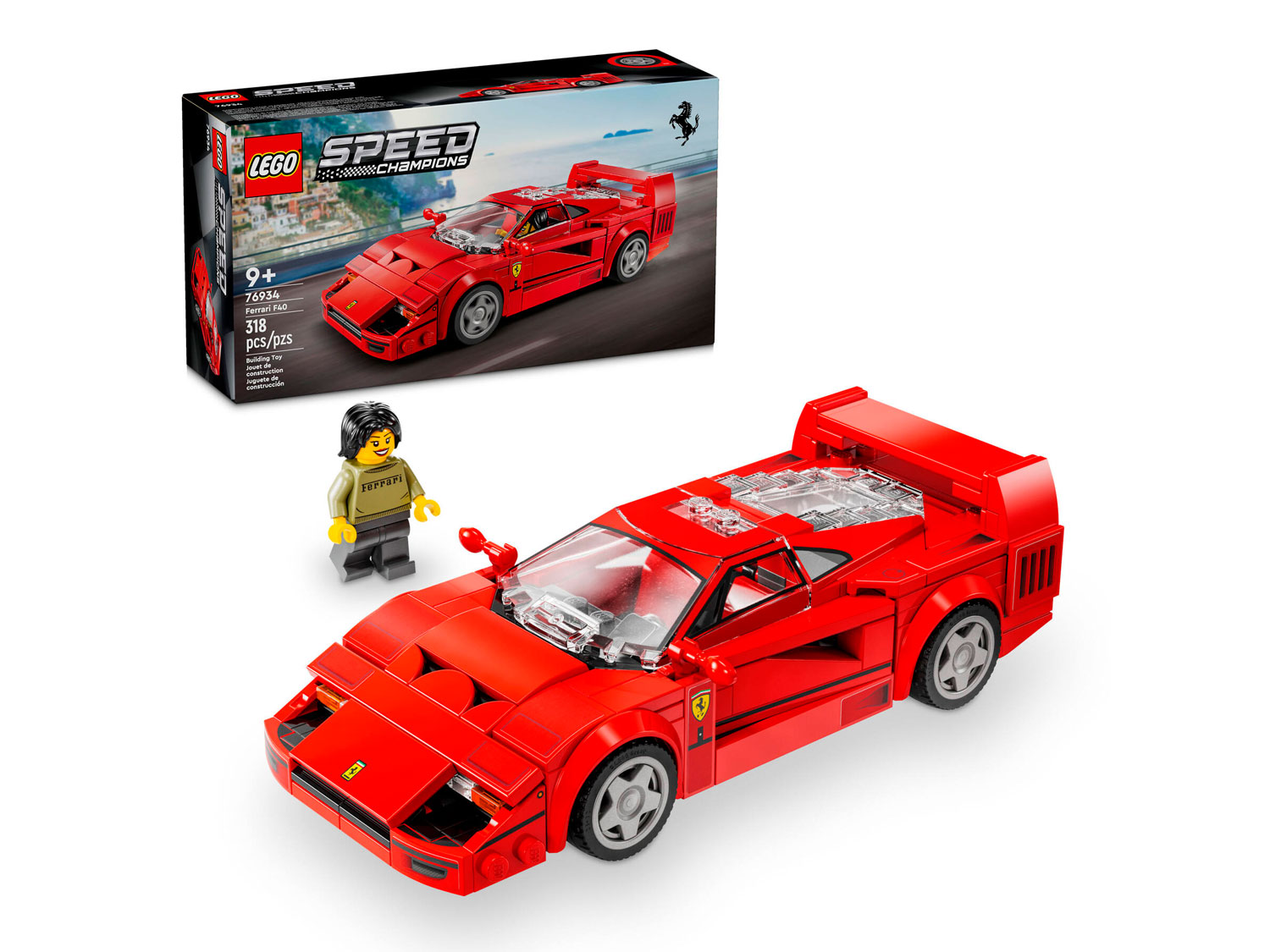 Конструктор LEGO Speed Champions Ferrari F40 318 дет. - фото 2