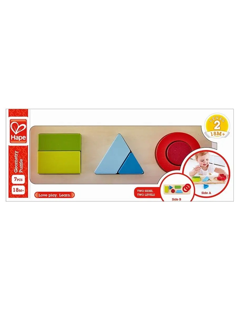 Игрушка для малышей HAPE Цвета и формы 7 предметов E1615_HP - фото 5