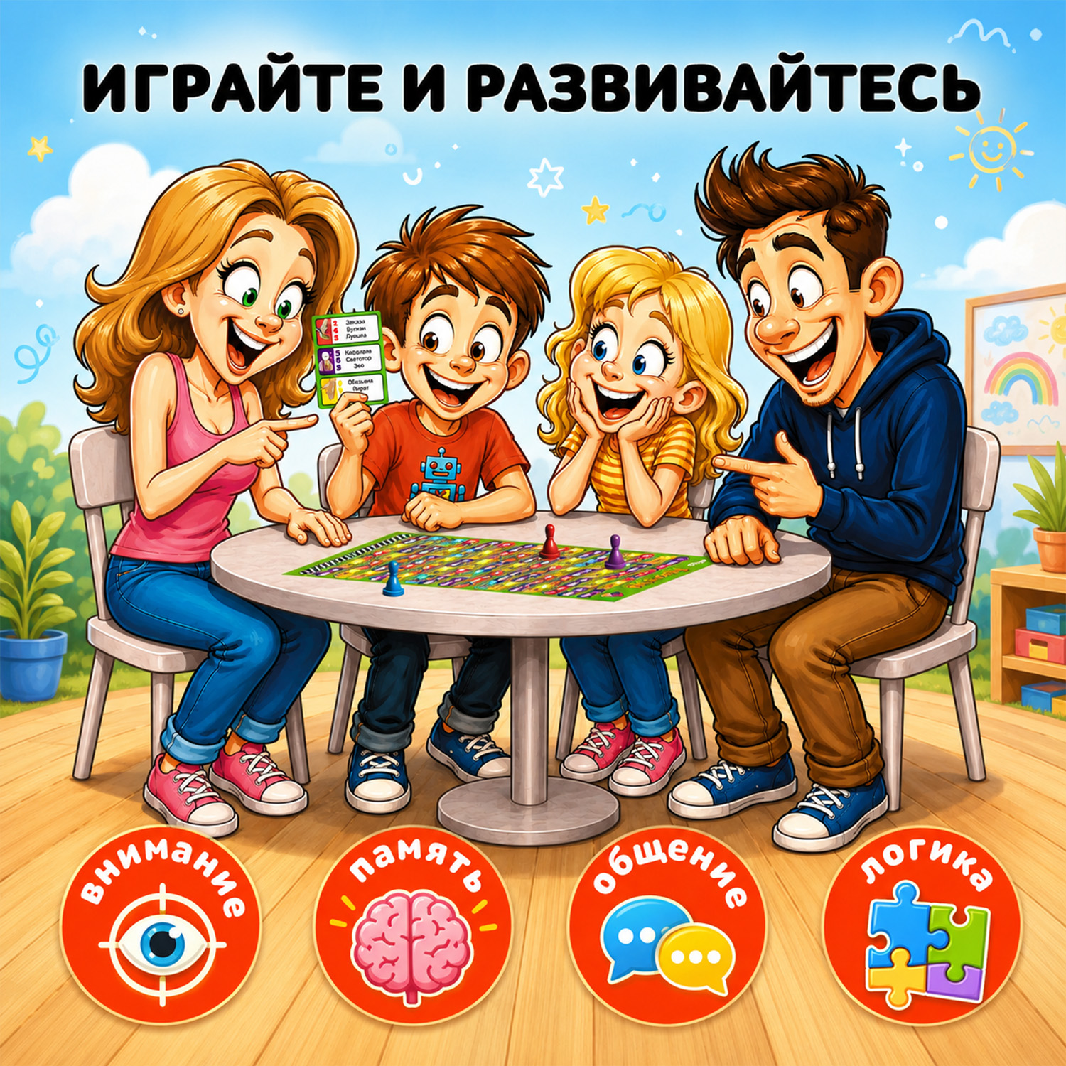 Настольная игра Attivio Крокодил Показуха - фото 5