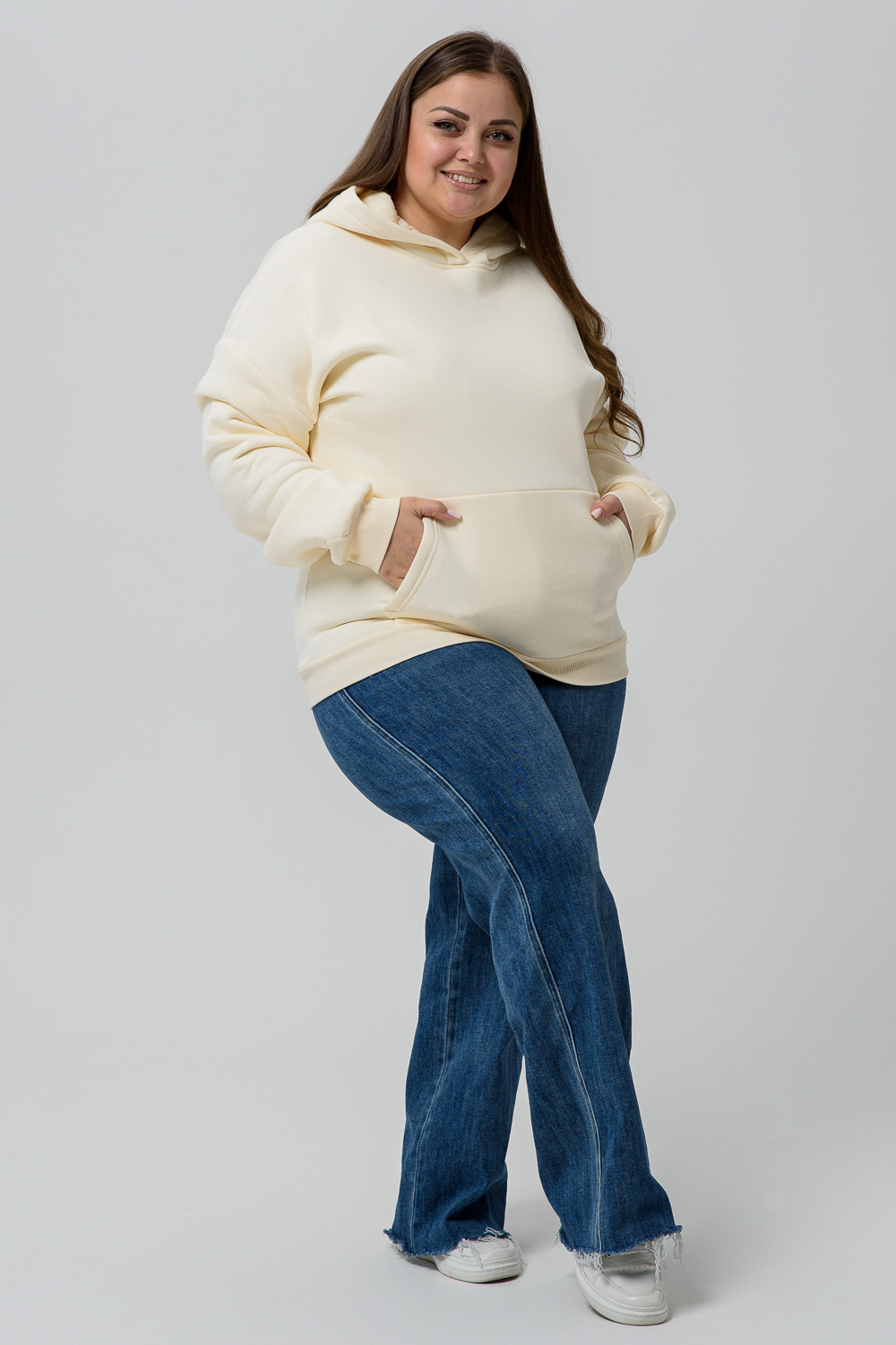 Худи Натали Суслова 14428 молочный - фото 13