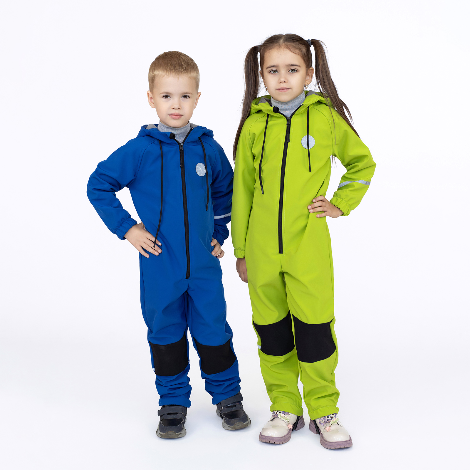 Комбинезон софтшелл Arctic kids 30-043 василек - фото 34