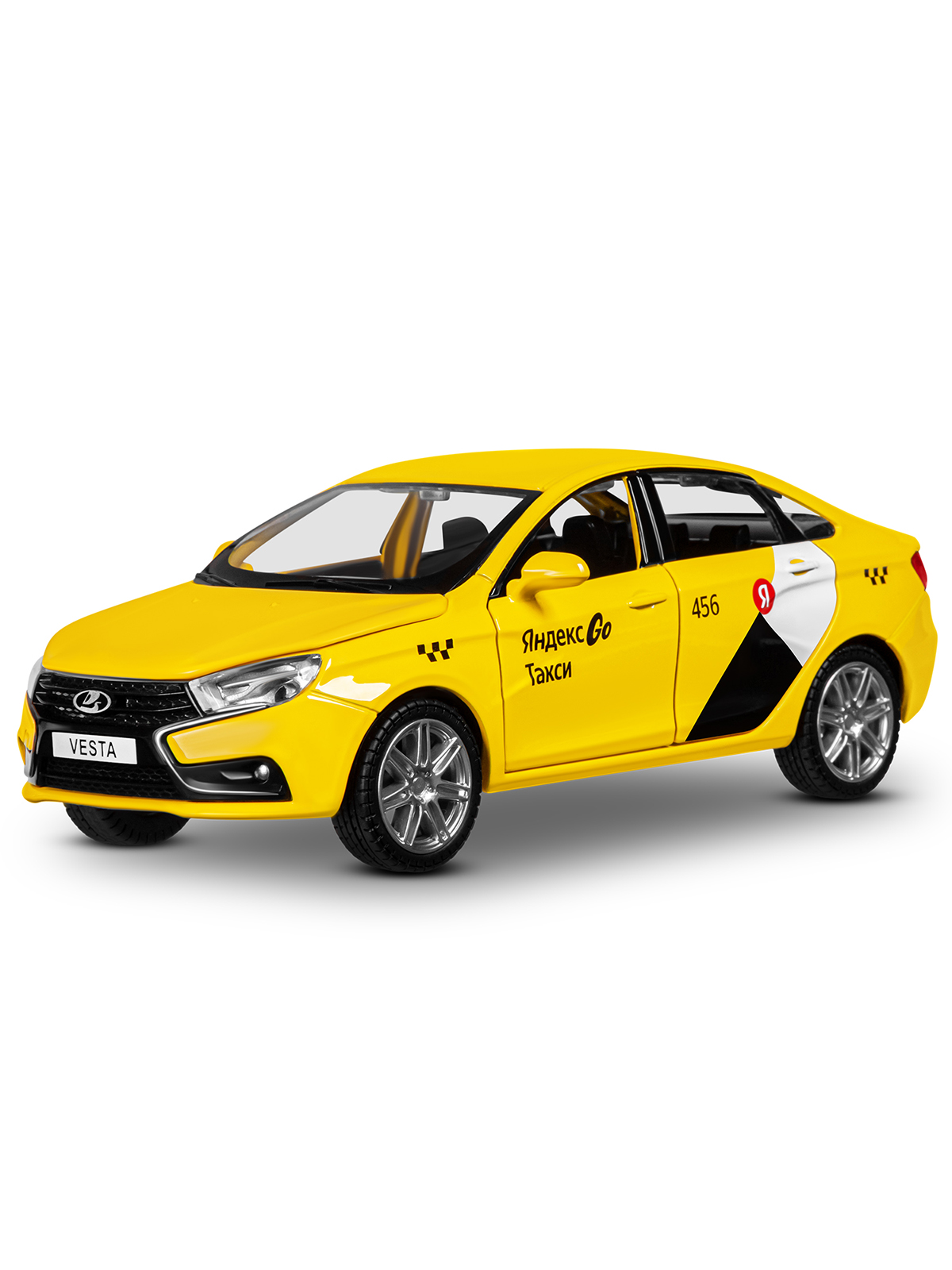 Автомобиль Яндекс GO LADA Vesta Такси озвучено Алисой 1:24 JB1251345/Яндекс GO - фото 13