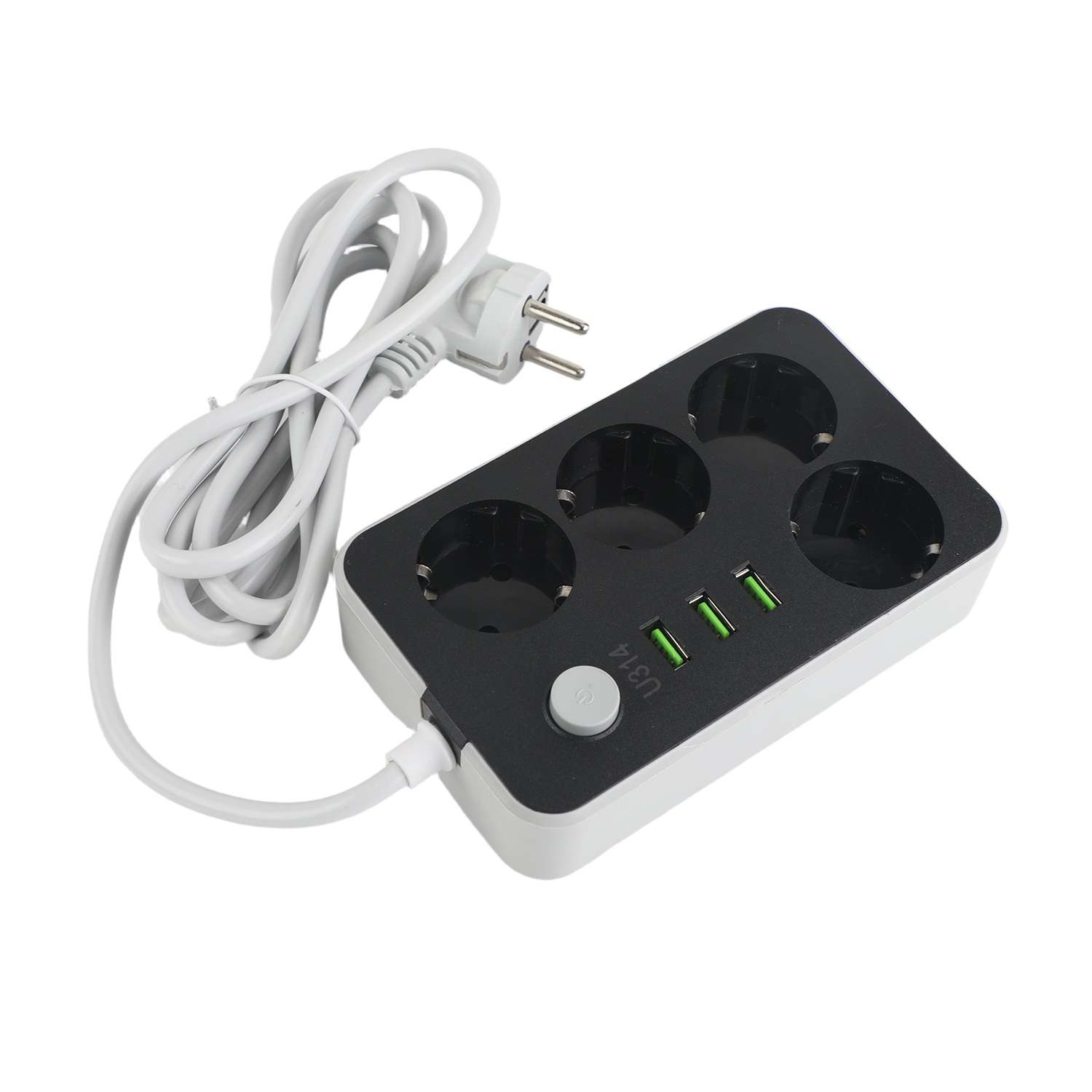 Удлинитель ё 3USB 1.8м 4 розетки - фото 2