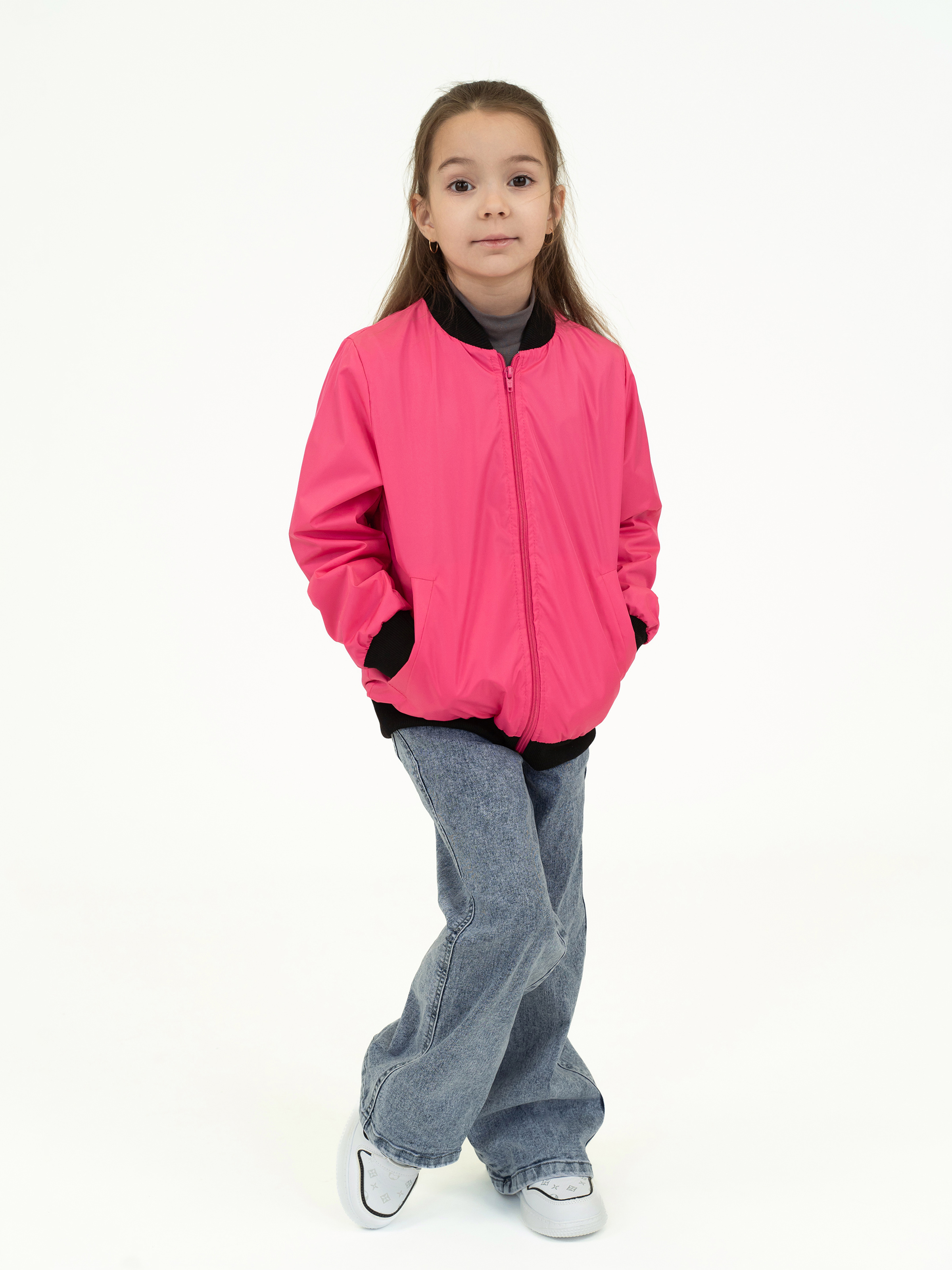 Бомбер-ветровка Arctic kids 20-024 розовый - фото 48