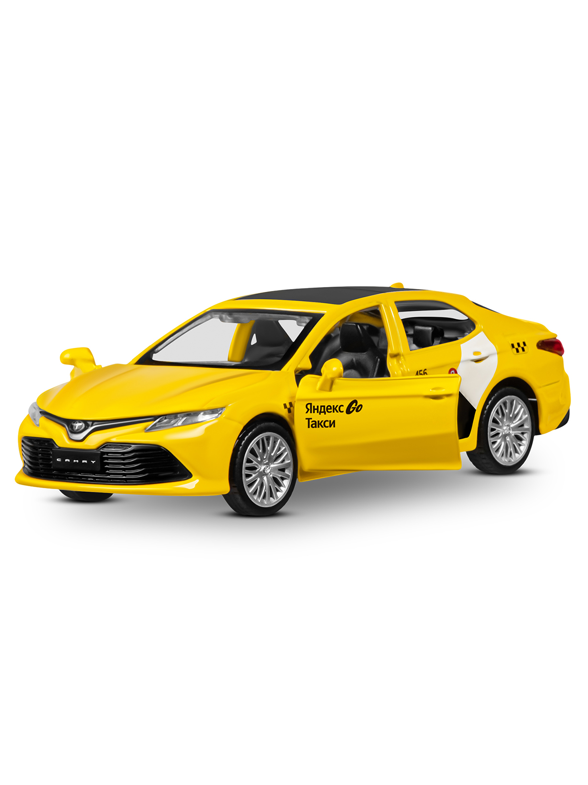 Автомобиль Яндекс GO Toyota Camry Такси 1:43 JB1251485 - фото 12