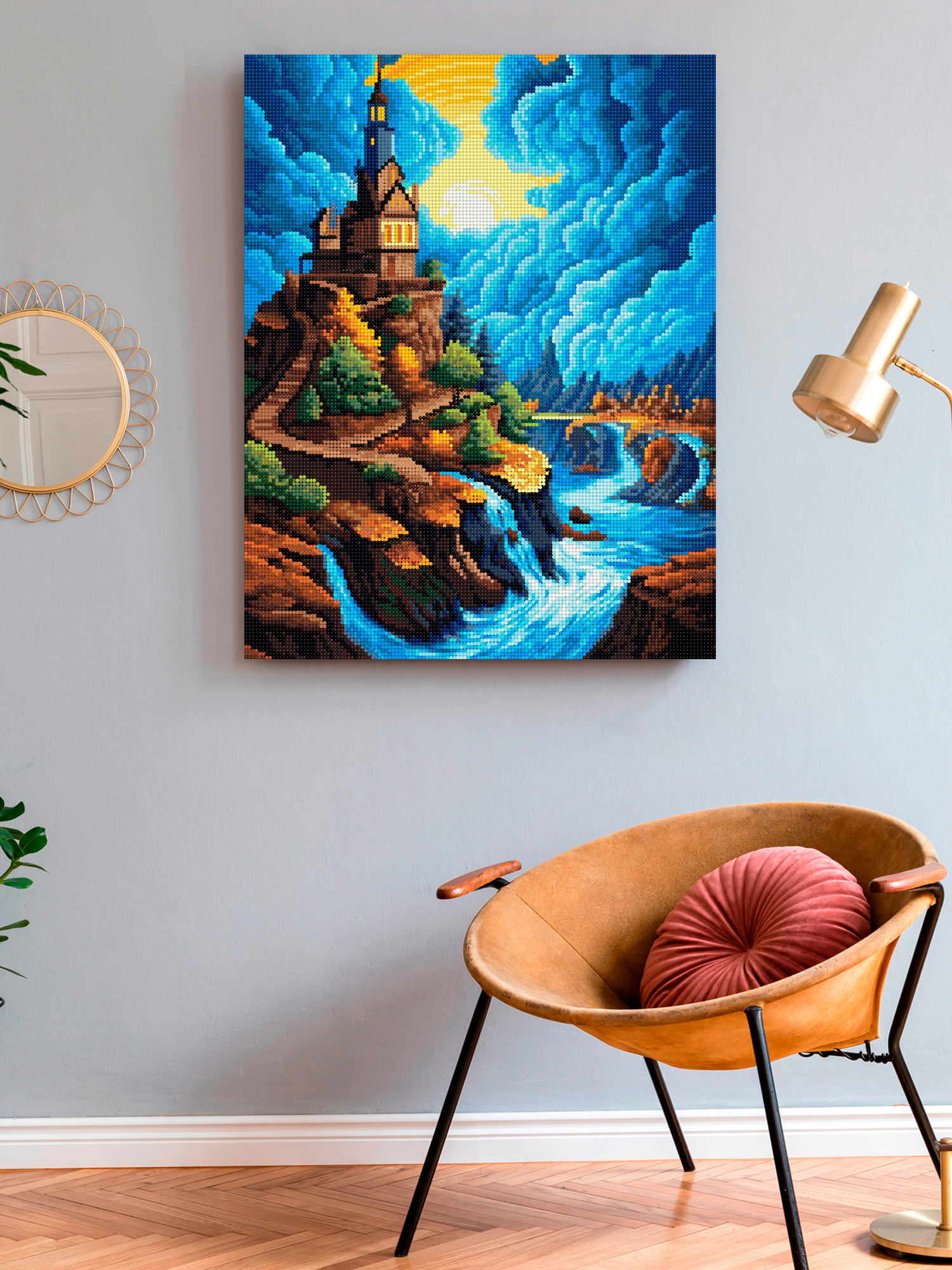 Алмазная мозаика Art on Canvas Небесный замок в ассортименте - фото 3