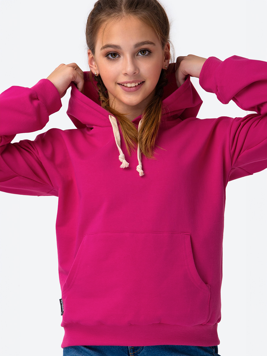 Худи HappyFox HF00158фуксия - фото 7