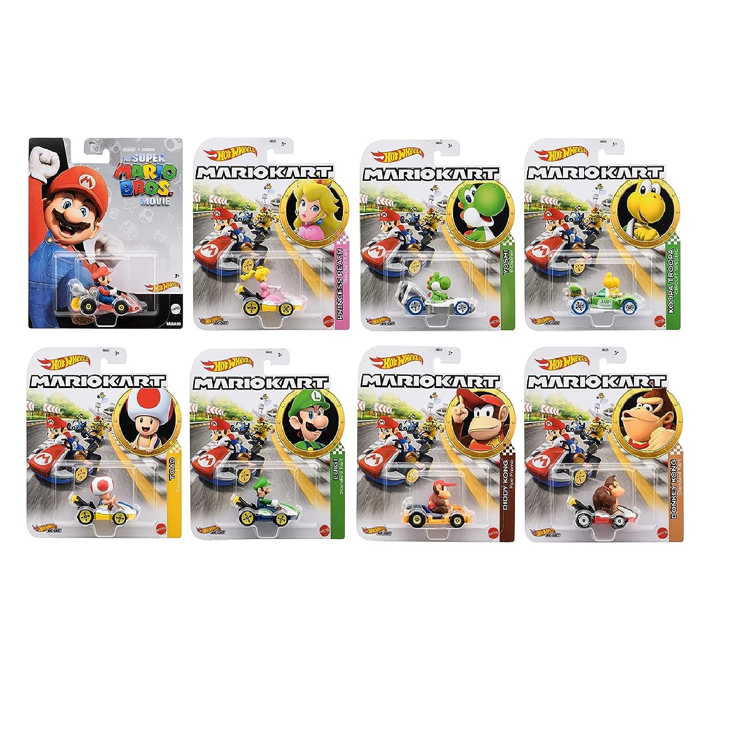 Багги Hot Wheels Mario Kart 1:64 в ассортименте GBG25 - фото 2