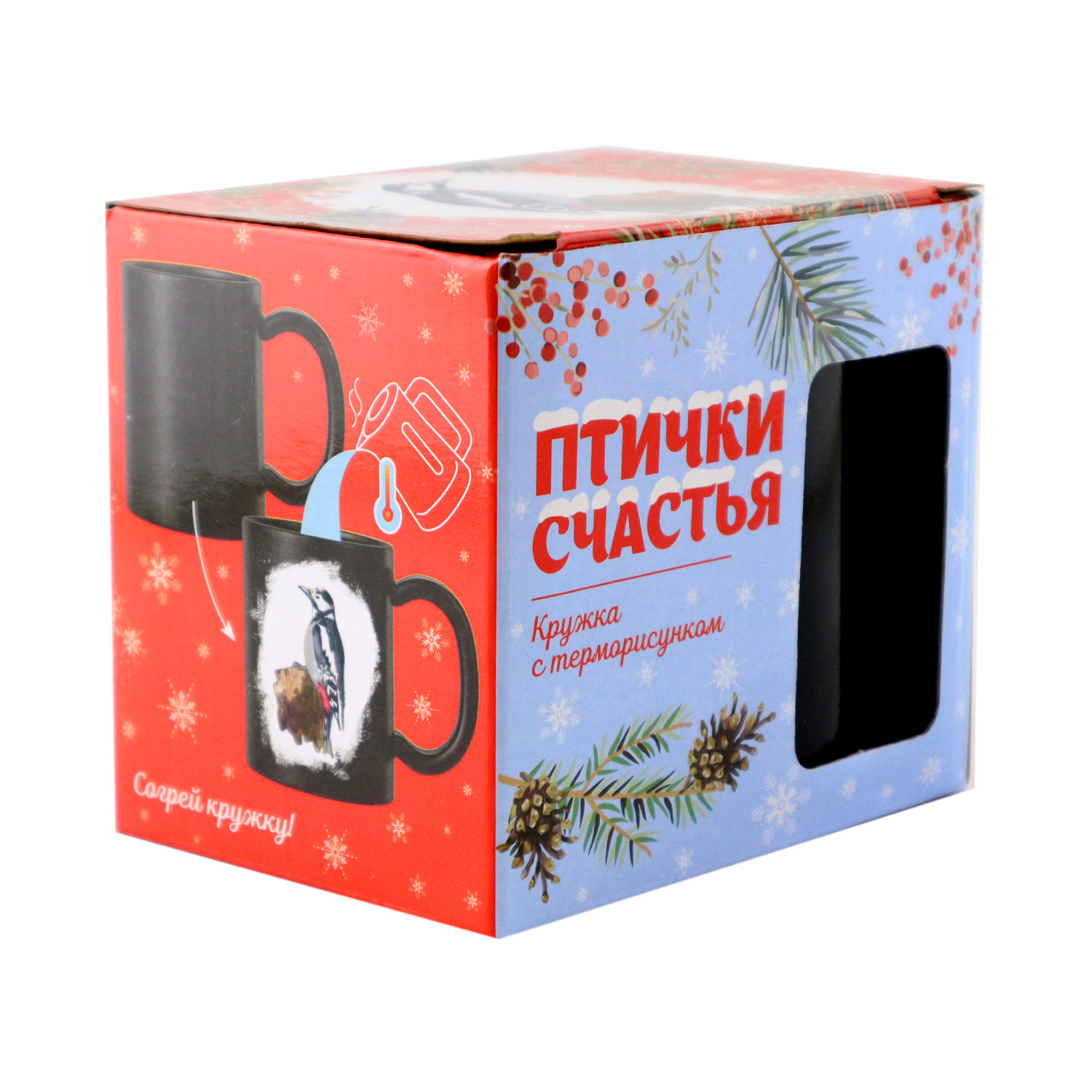 Кружка ND PLAY Птицы Дятел 330 мл - фото 5
