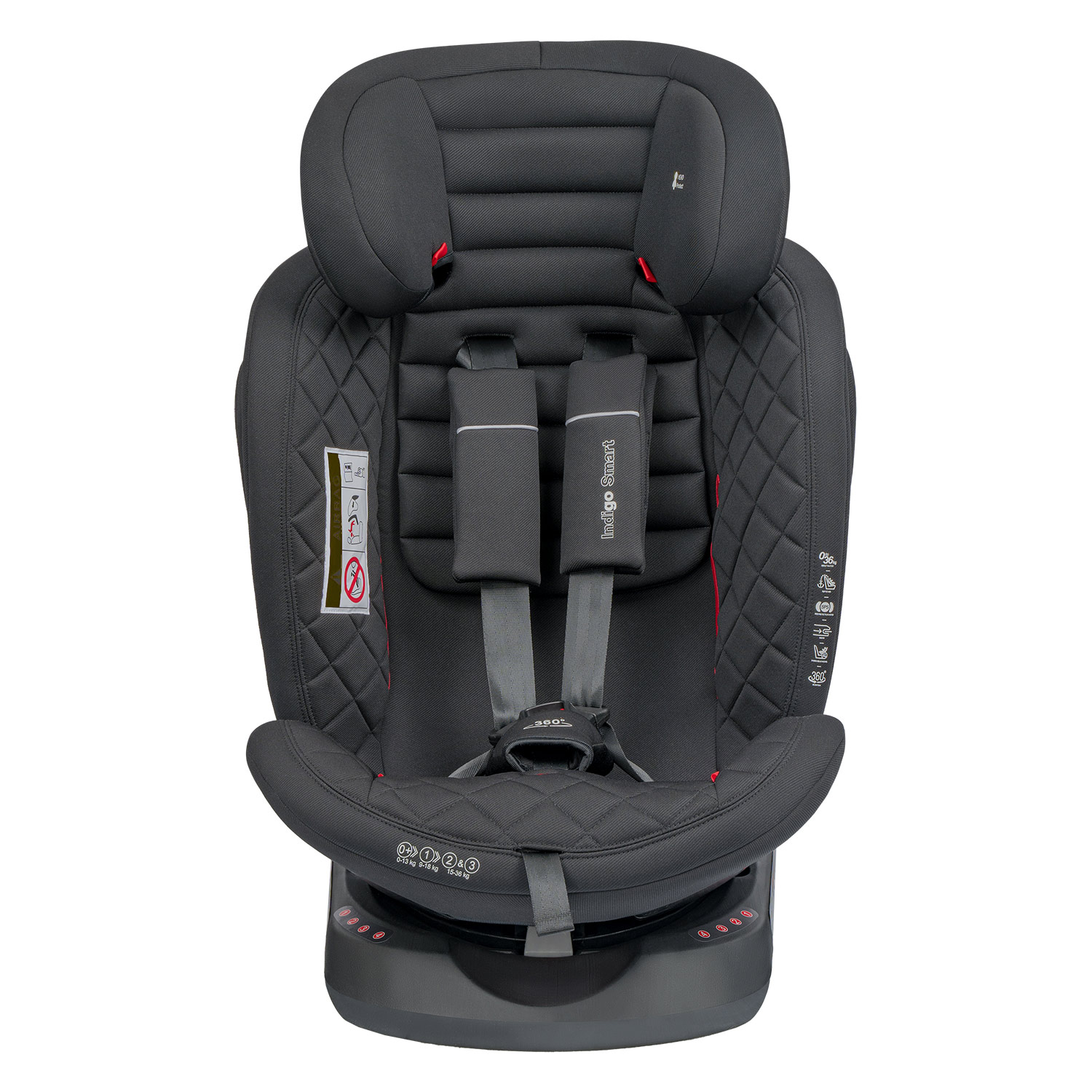 Автокресло Indigo SMART Isofix 0+/1/2/3 (0-36 кг) - фото 7