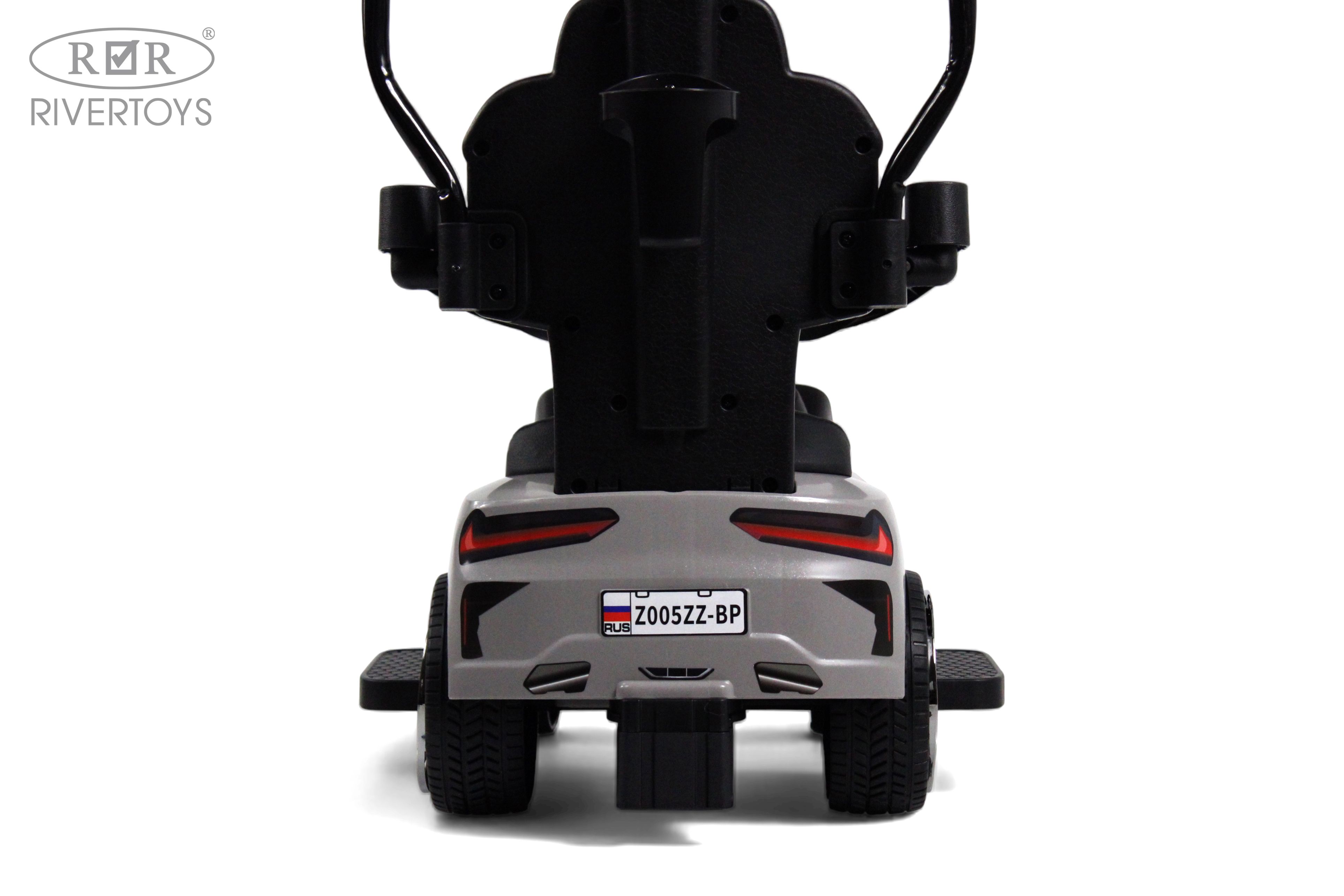Каталка RIVERTOYS Z005ZZ-BP-GREY серый - фото 13