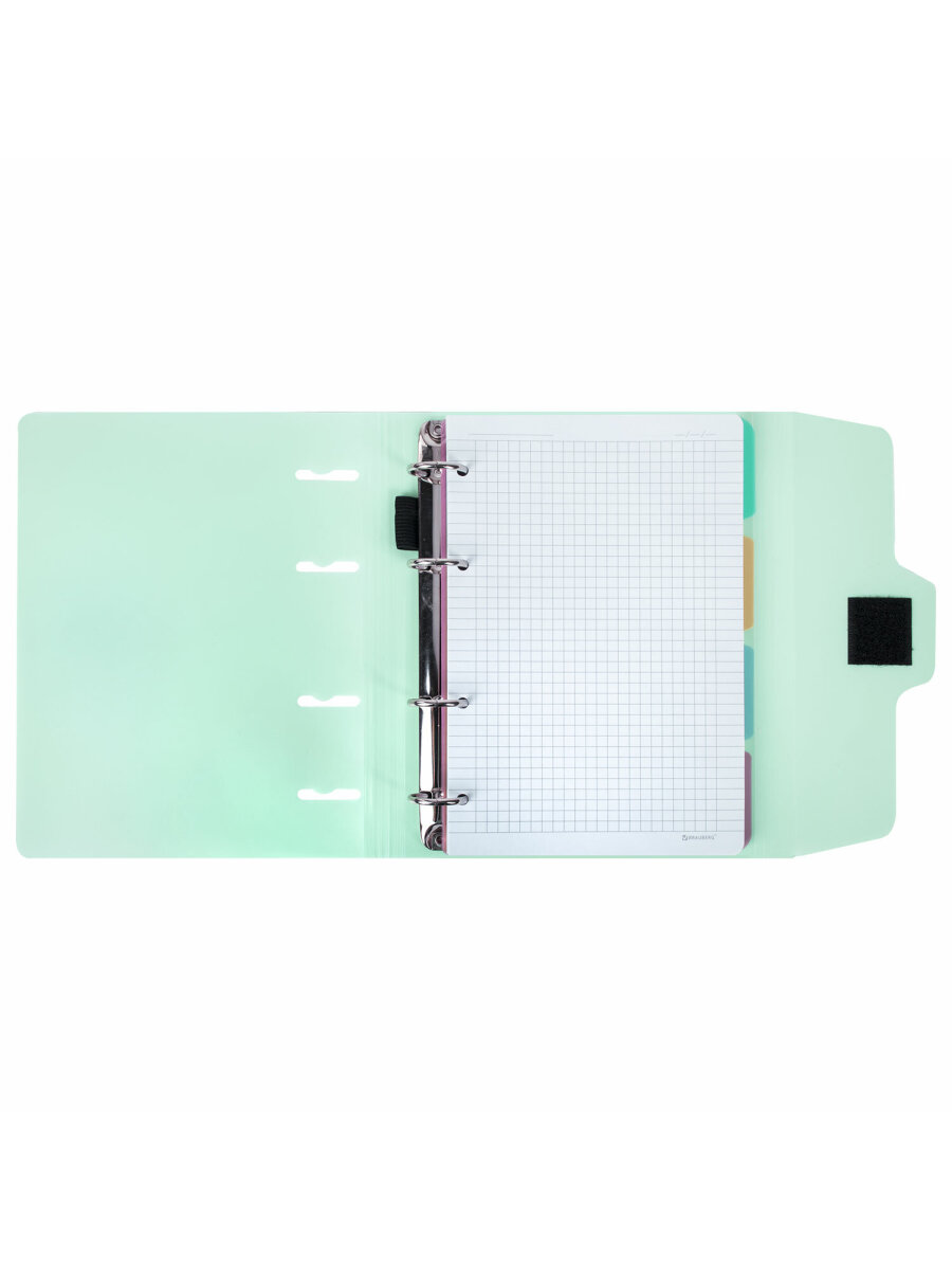 Тетрадь со сменным блоком Brauberg клетка 120 лист. - фото 10