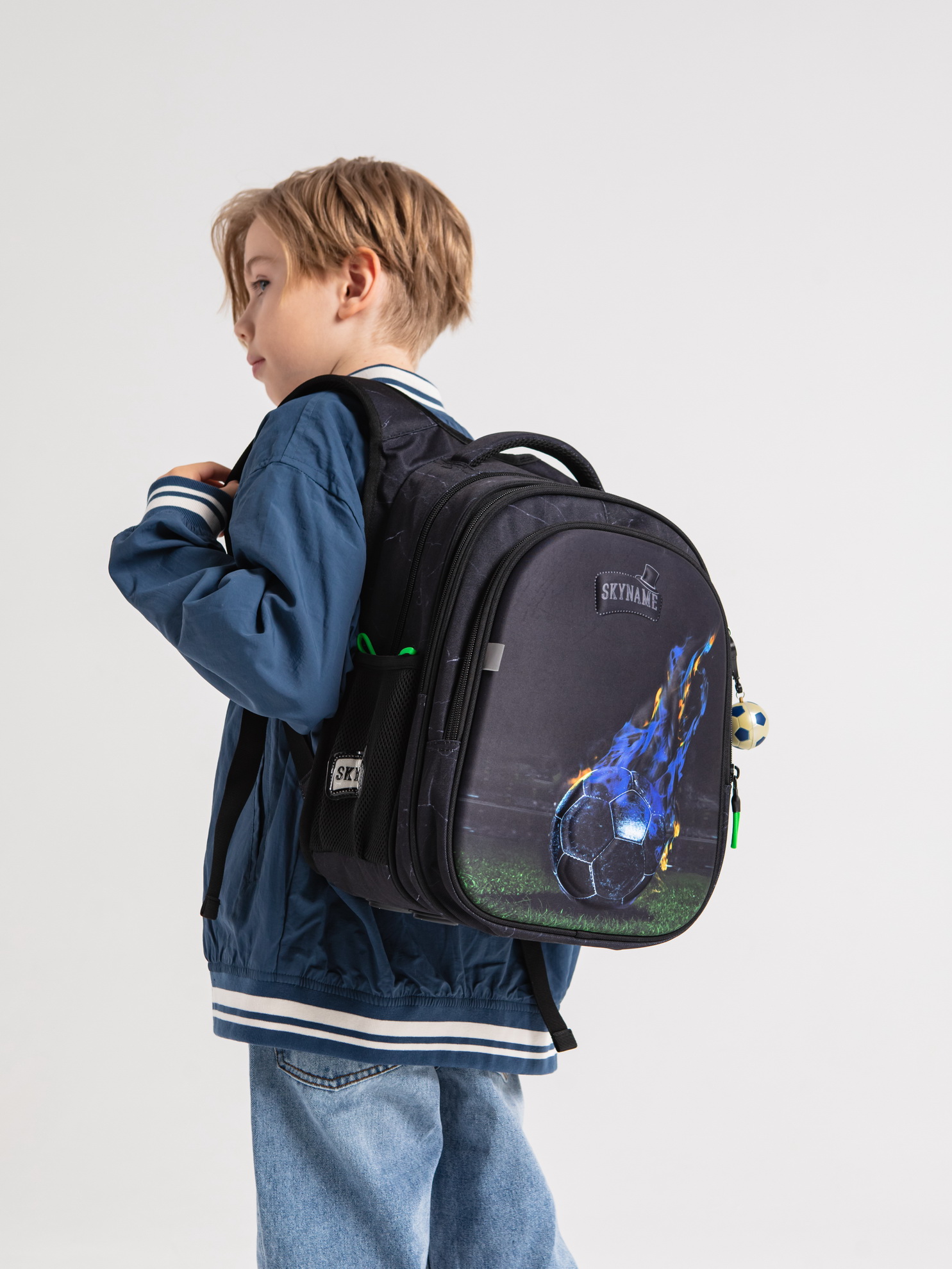 Рюкзак SkyName анатомическая спинка + брелок - фото 6