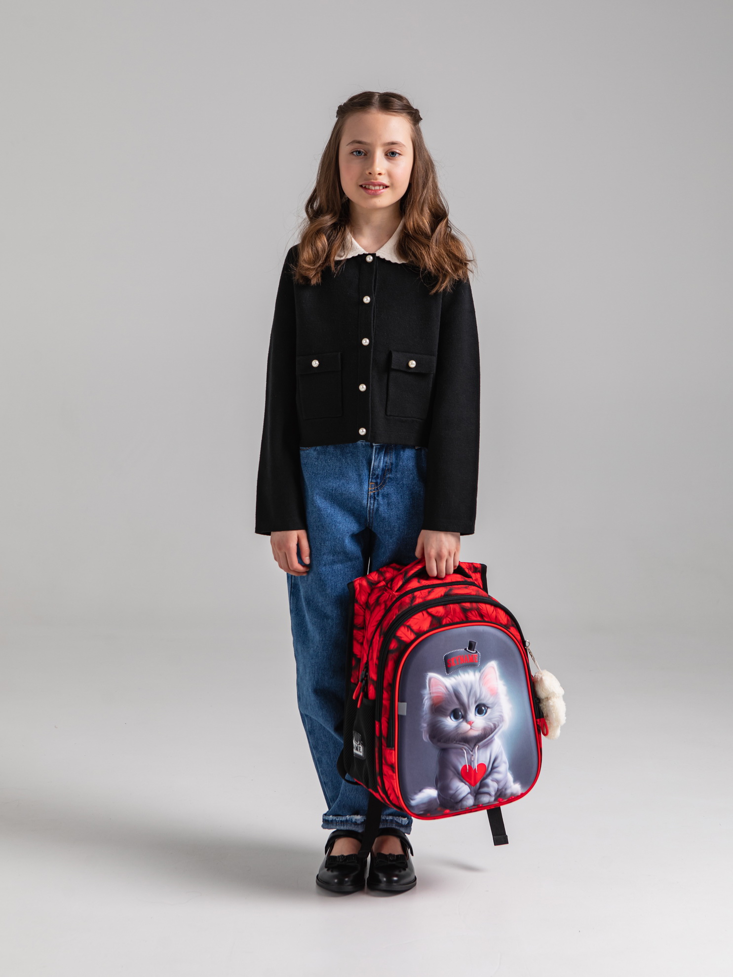 Рюкзак SkyName анатомическая спинка + брелок - фото 4