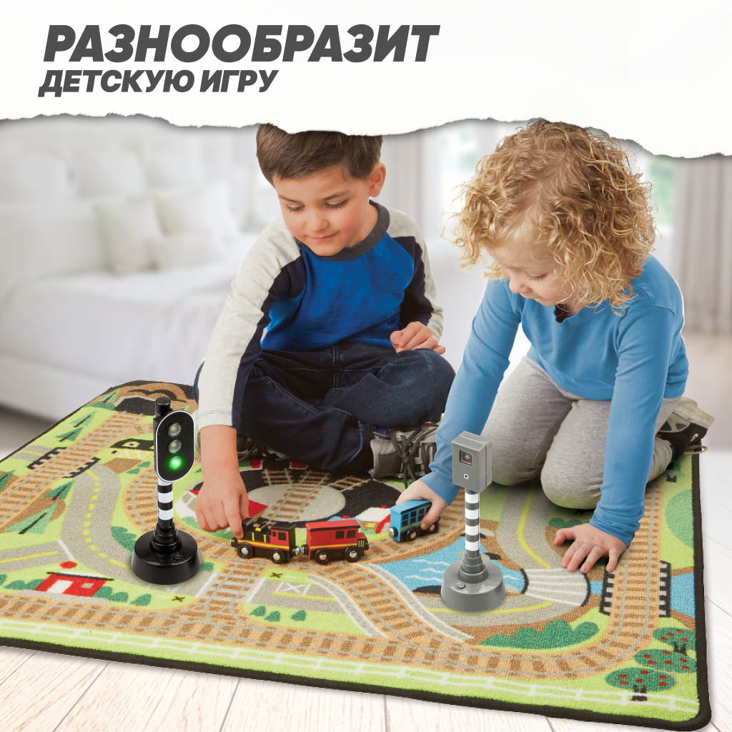 Игрушечный светофор Baby and Kids Baby and Kids со светом и звуком ES56116 ES56116 - фото 3
