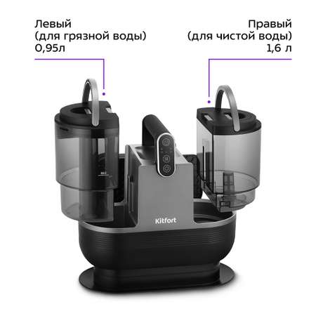Паровой моющий пылесос KITFORT КТ-5323