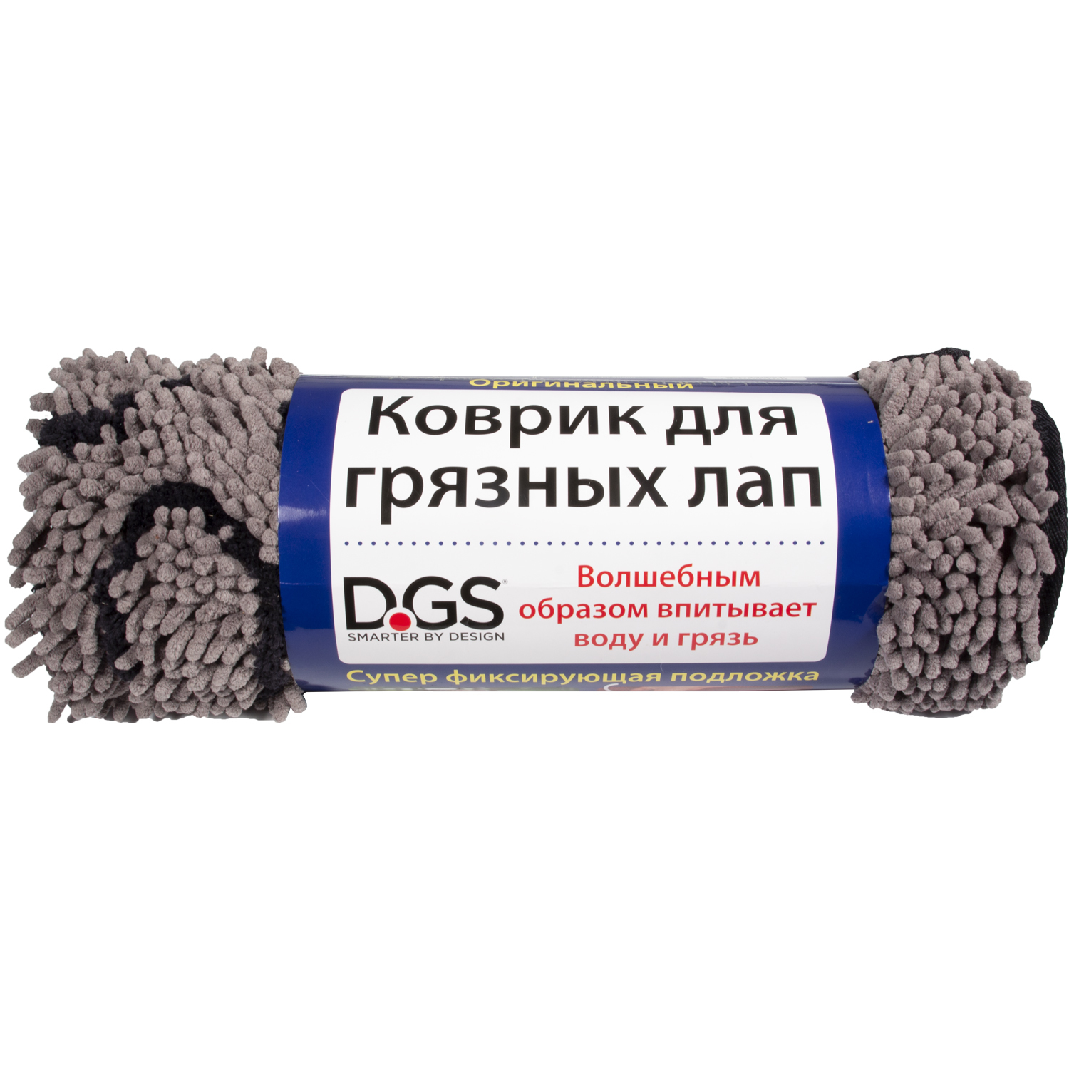 Коврик для собак DogGoneSmart Doormat супервпитывающий средний Серый 19564 - фото 2