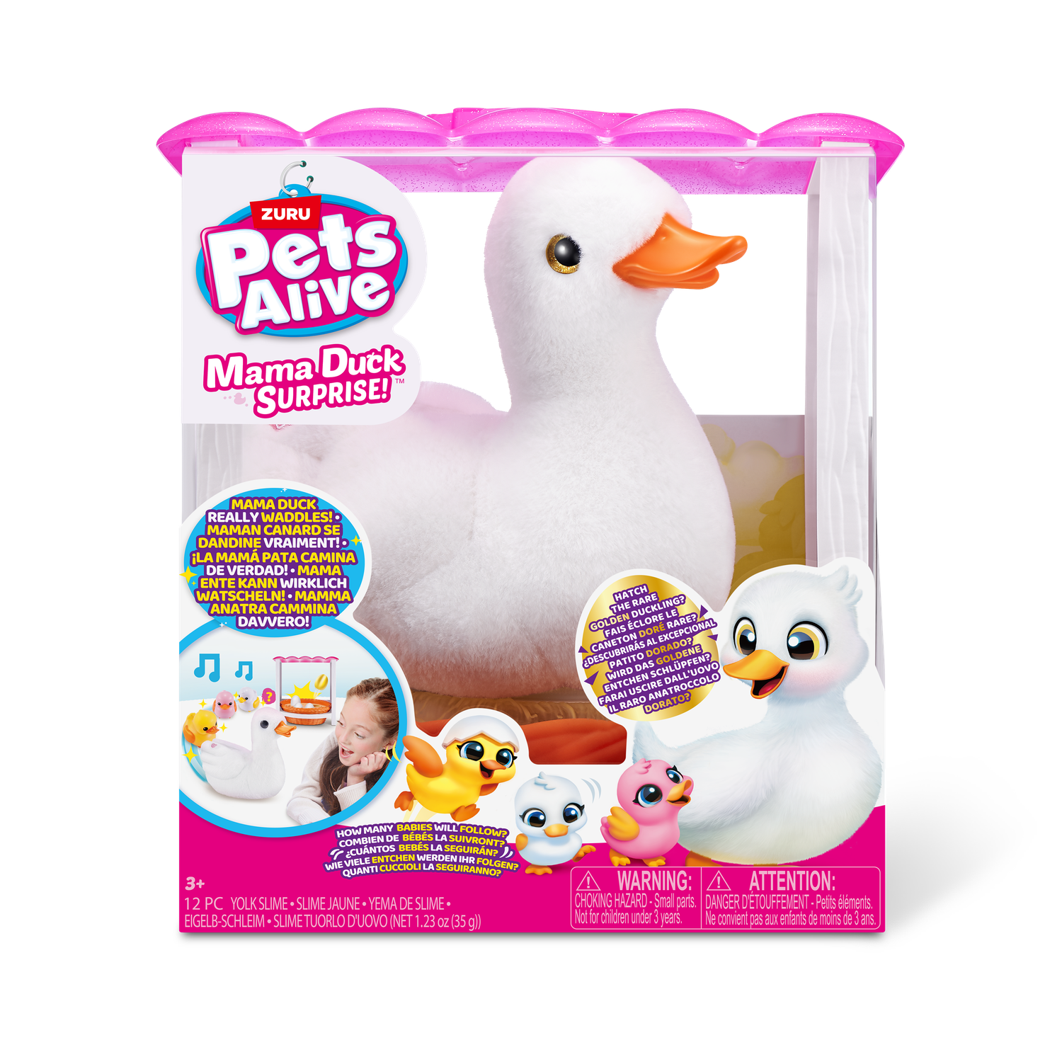 Игрушка мягкая Zuru Pets Alive утка - фото 13
