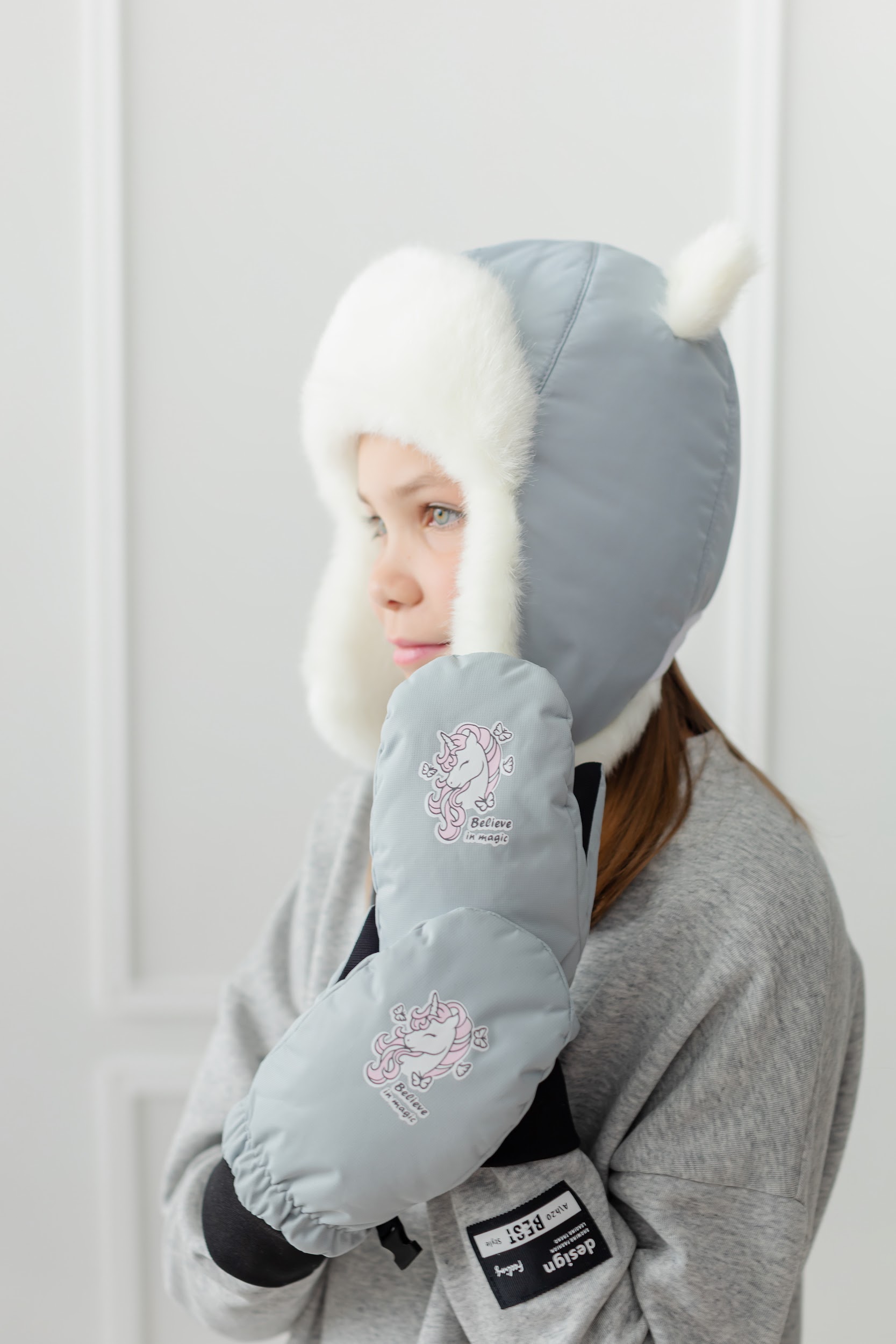 Варежки ARCTICMAGIC Р-293серый - фото 4