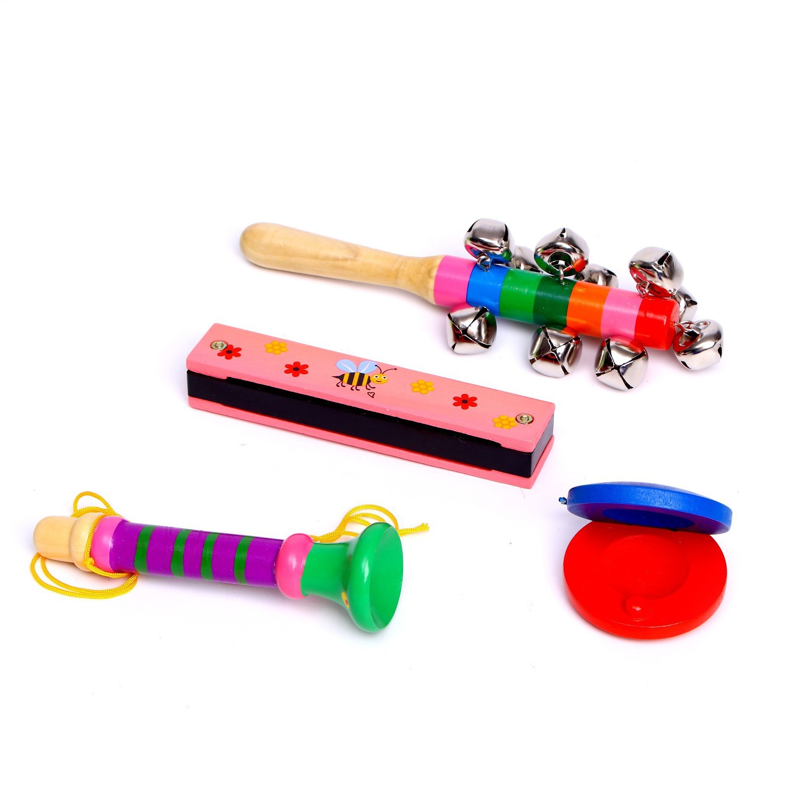 Игрушка музыкальная Лесная мастерская губная гармошка - фото 4