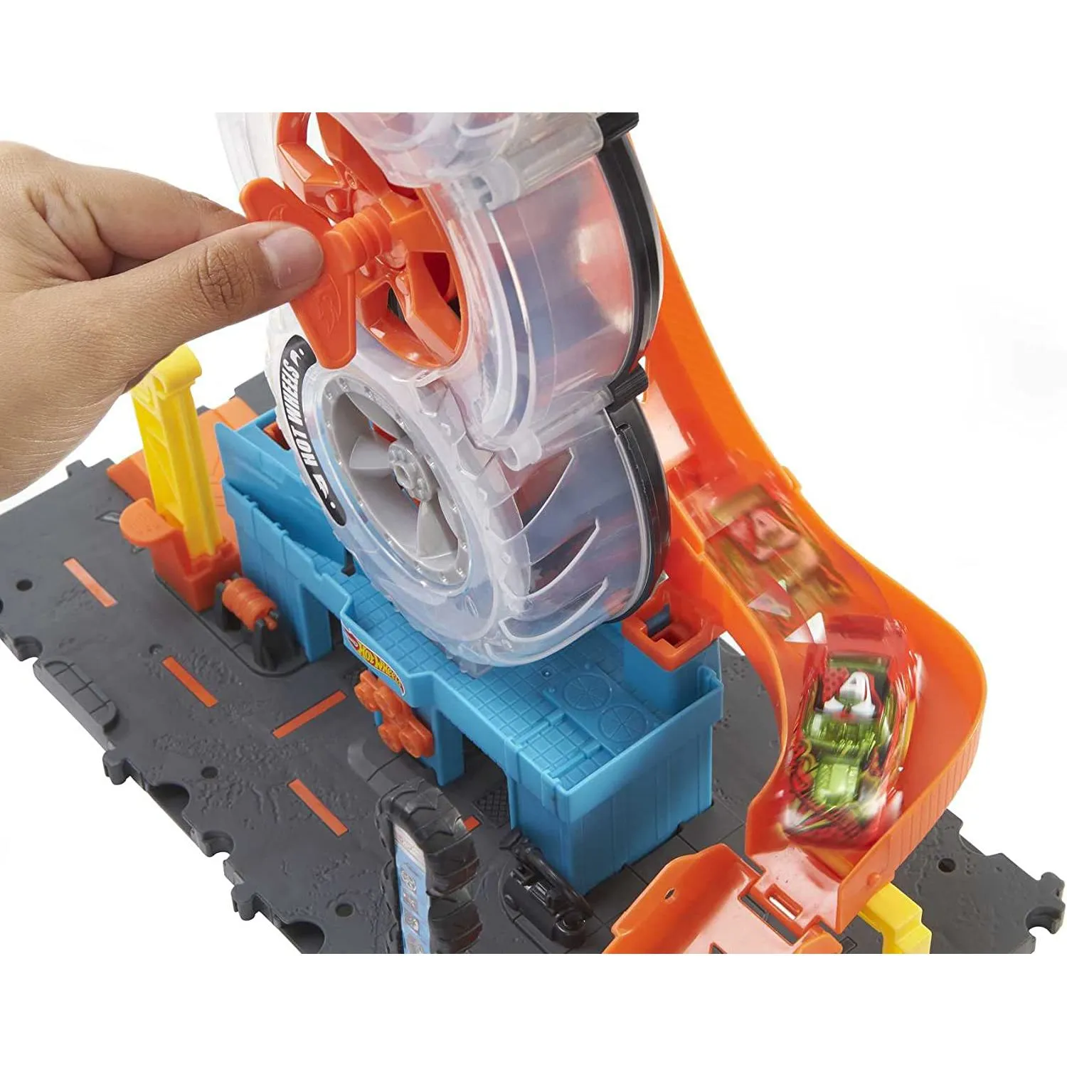 Трек Hot Wheels Шиномонтажная мастерская HDP02 - фото 3