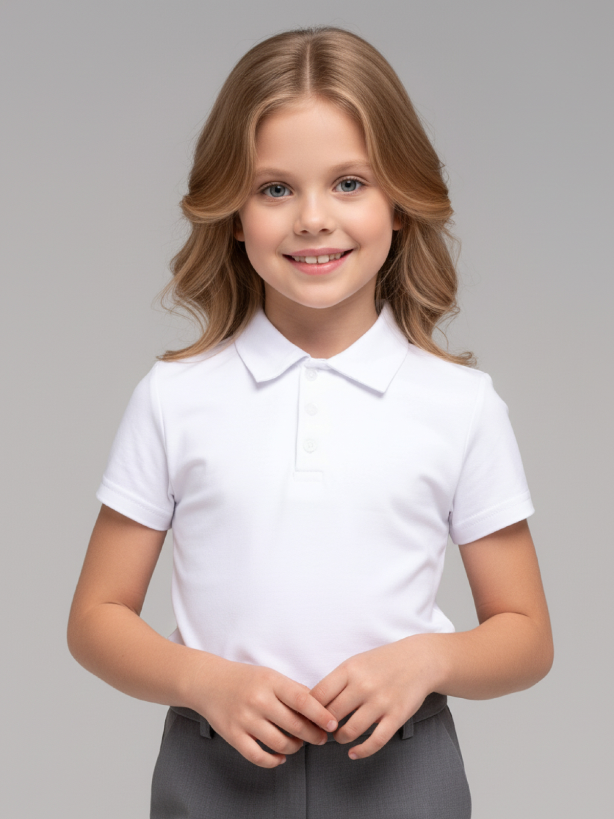 Поло Ladno 602дев/белый - фото 1