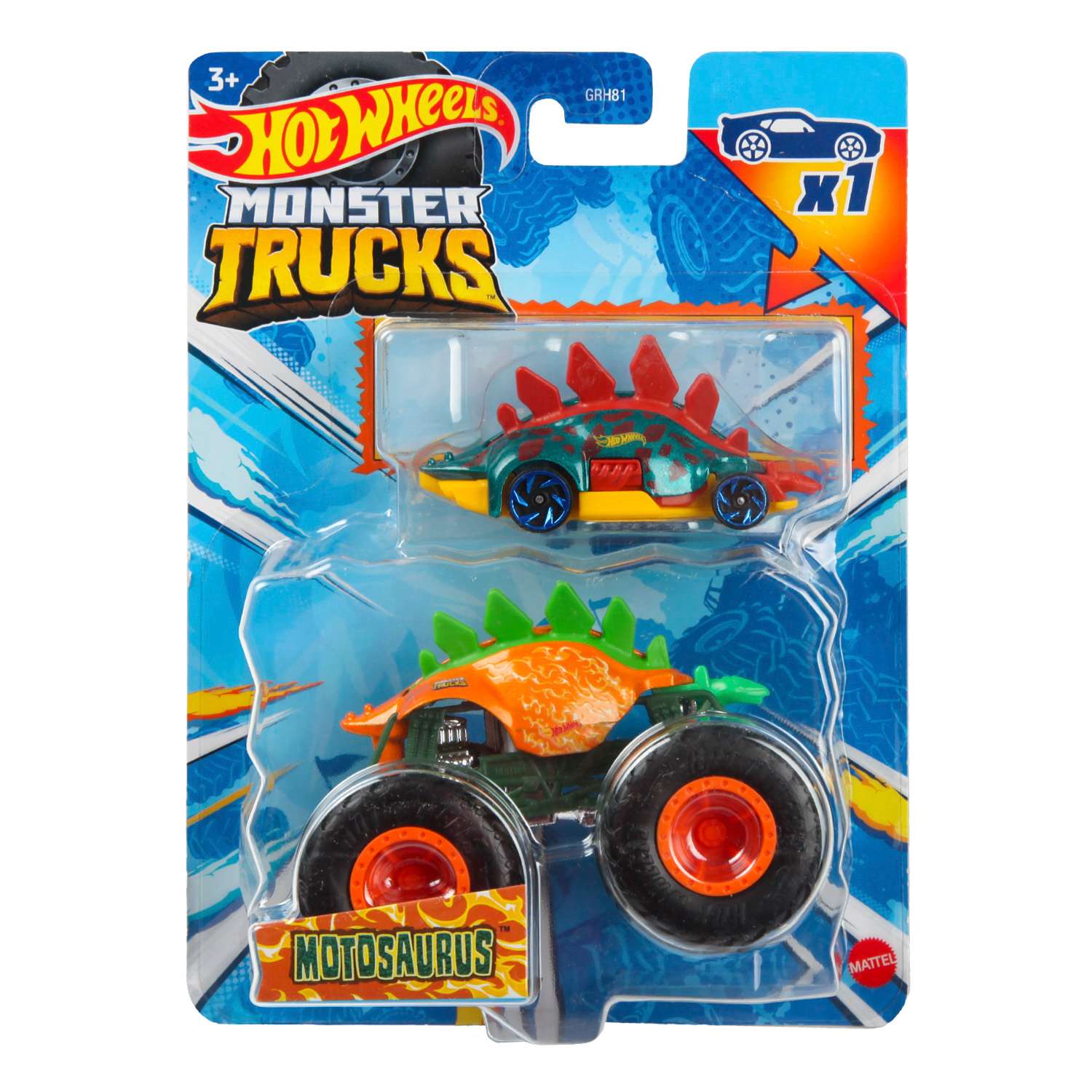 Монстр-трак Hot Wheels 1:64 GRH81 - фото 3