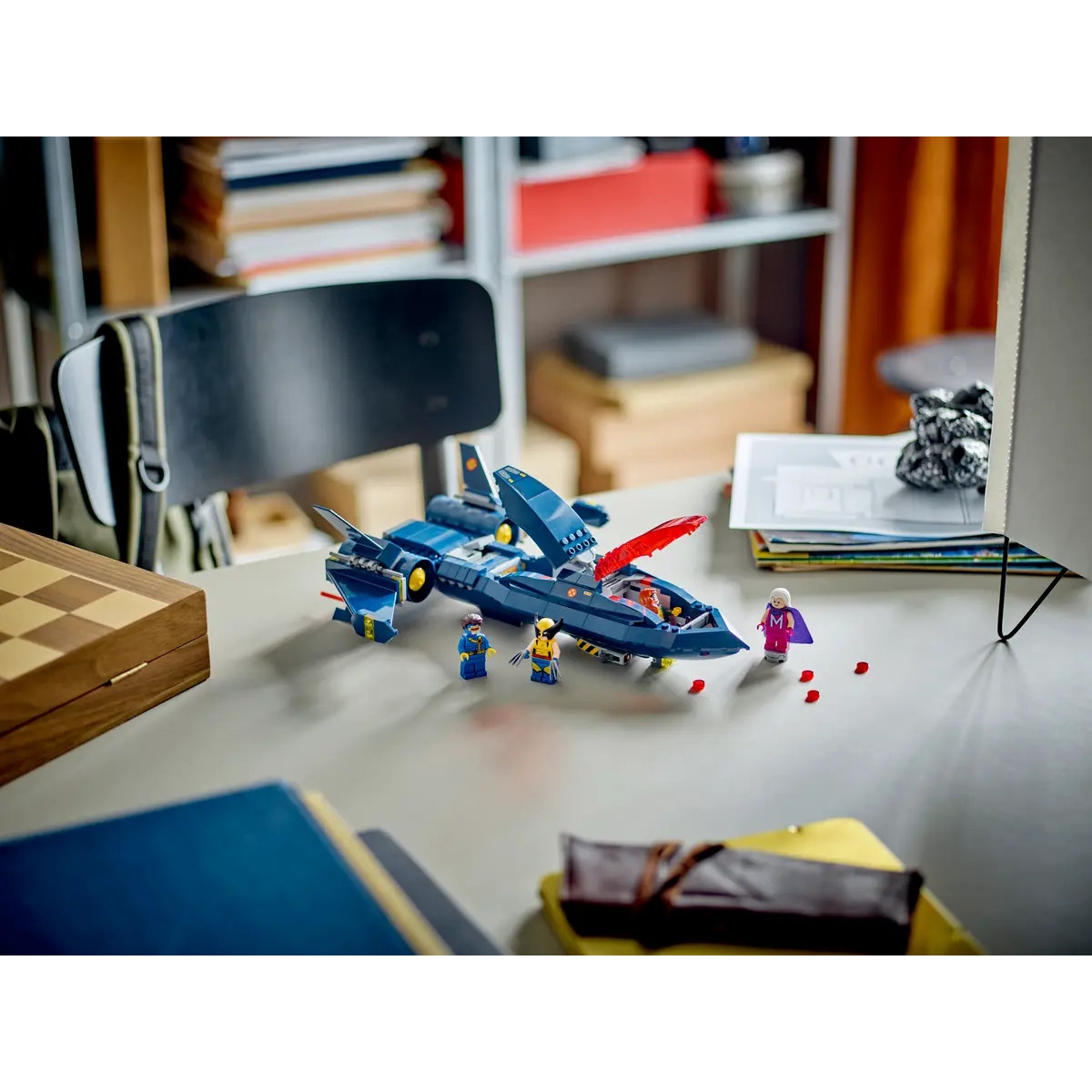 Конструктор LEGO Marvel Super Heroes X-Men X-Jet 359 дет. - фото 10