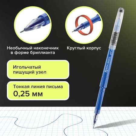 Ручка гелевая Brauberg 12 шт.