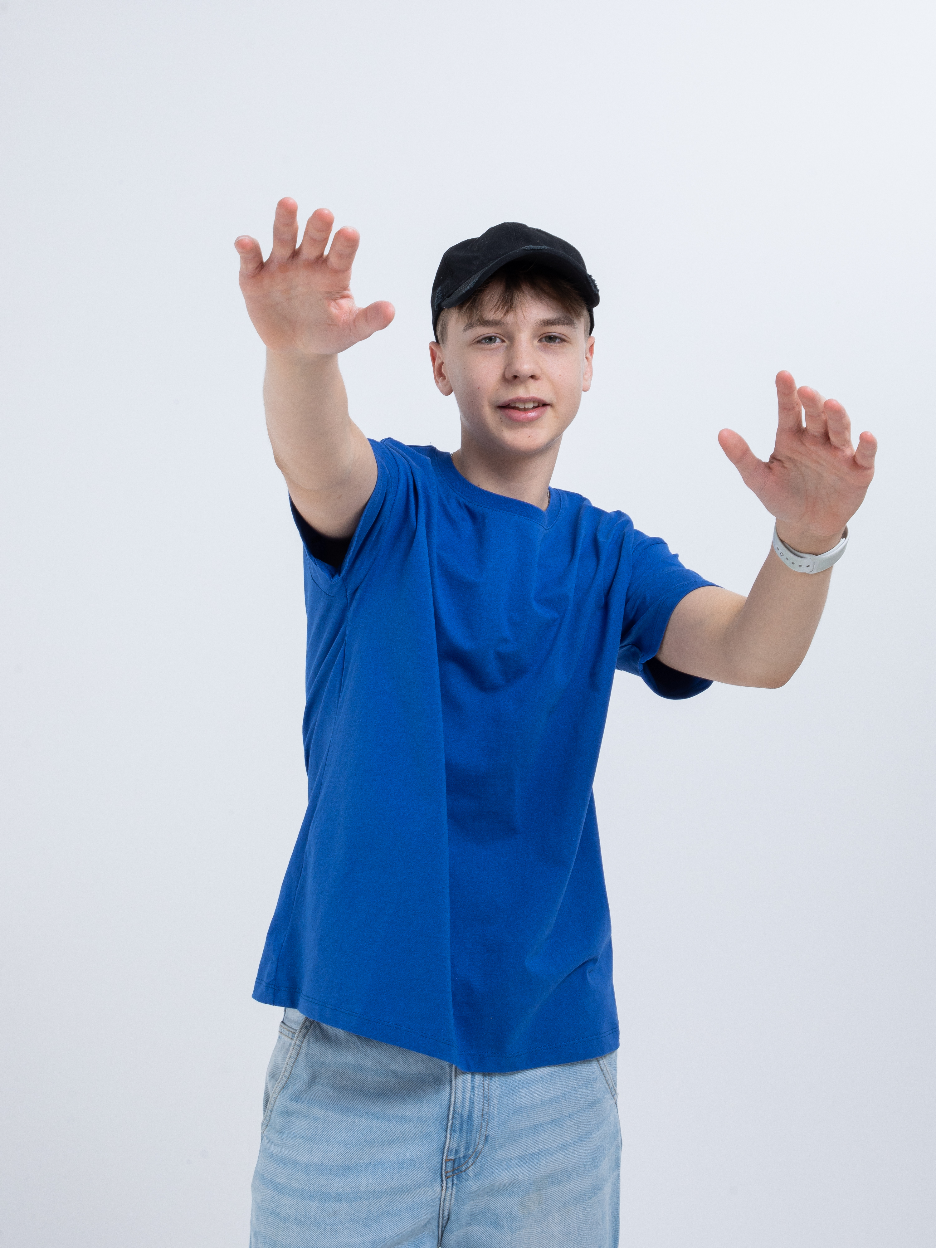 Футболка STELLA MODA 11601._электрик - фото 4