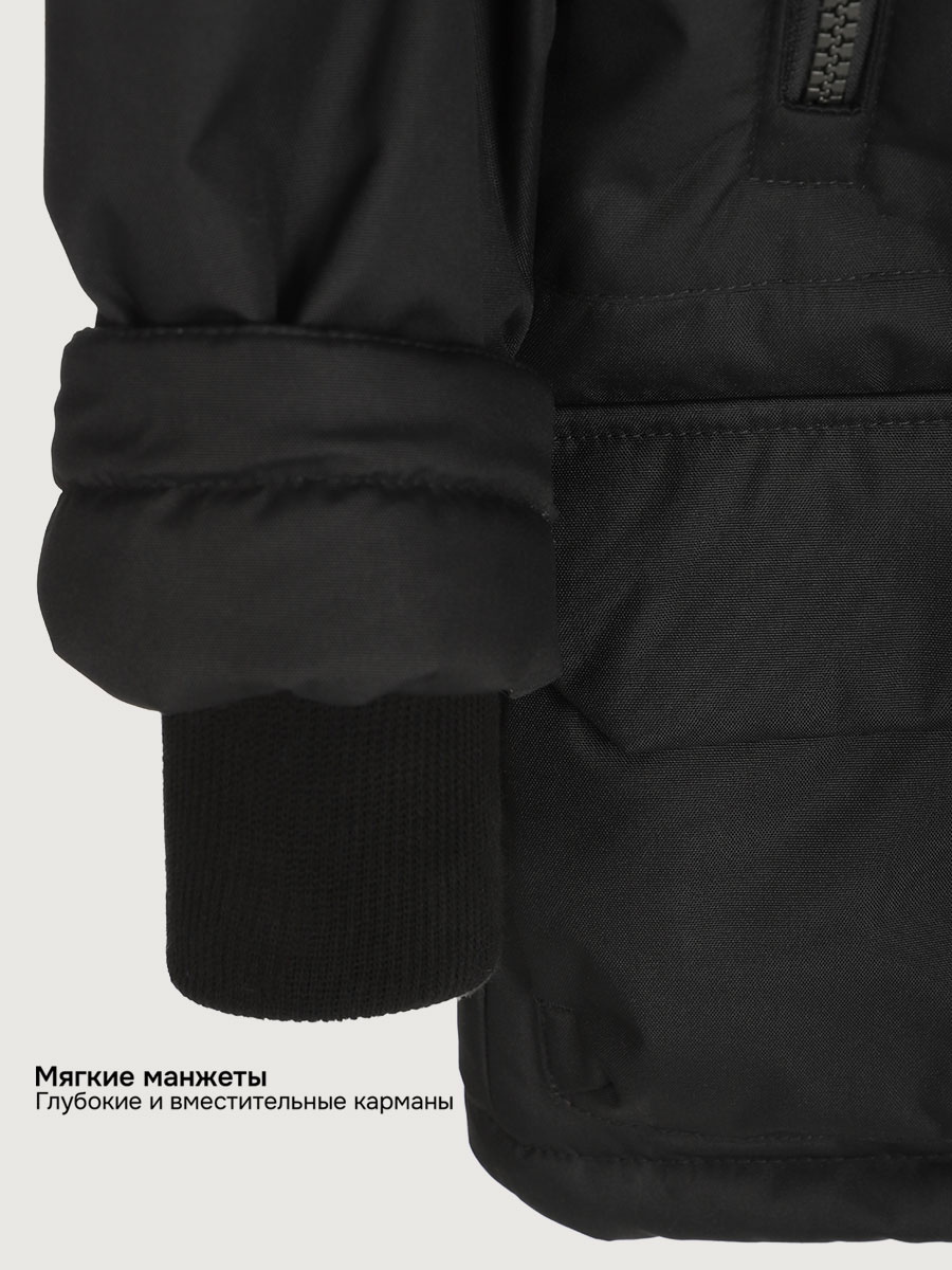 Куртка NIKASTYLE 4з7325 черный - фото 8